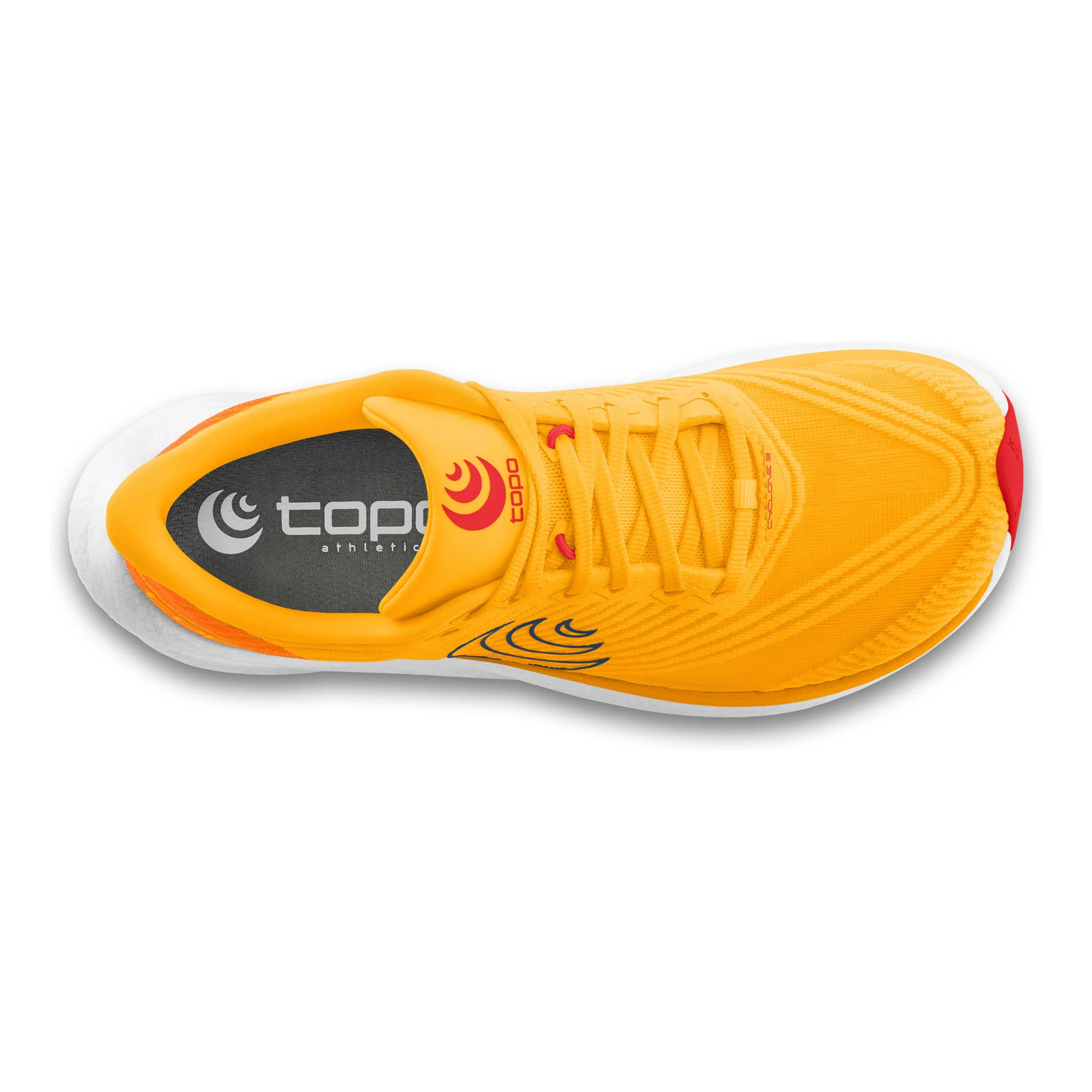 Cyclone 3 Wettkampfschuh Herren-Orange,Dunkelblau - Image 3