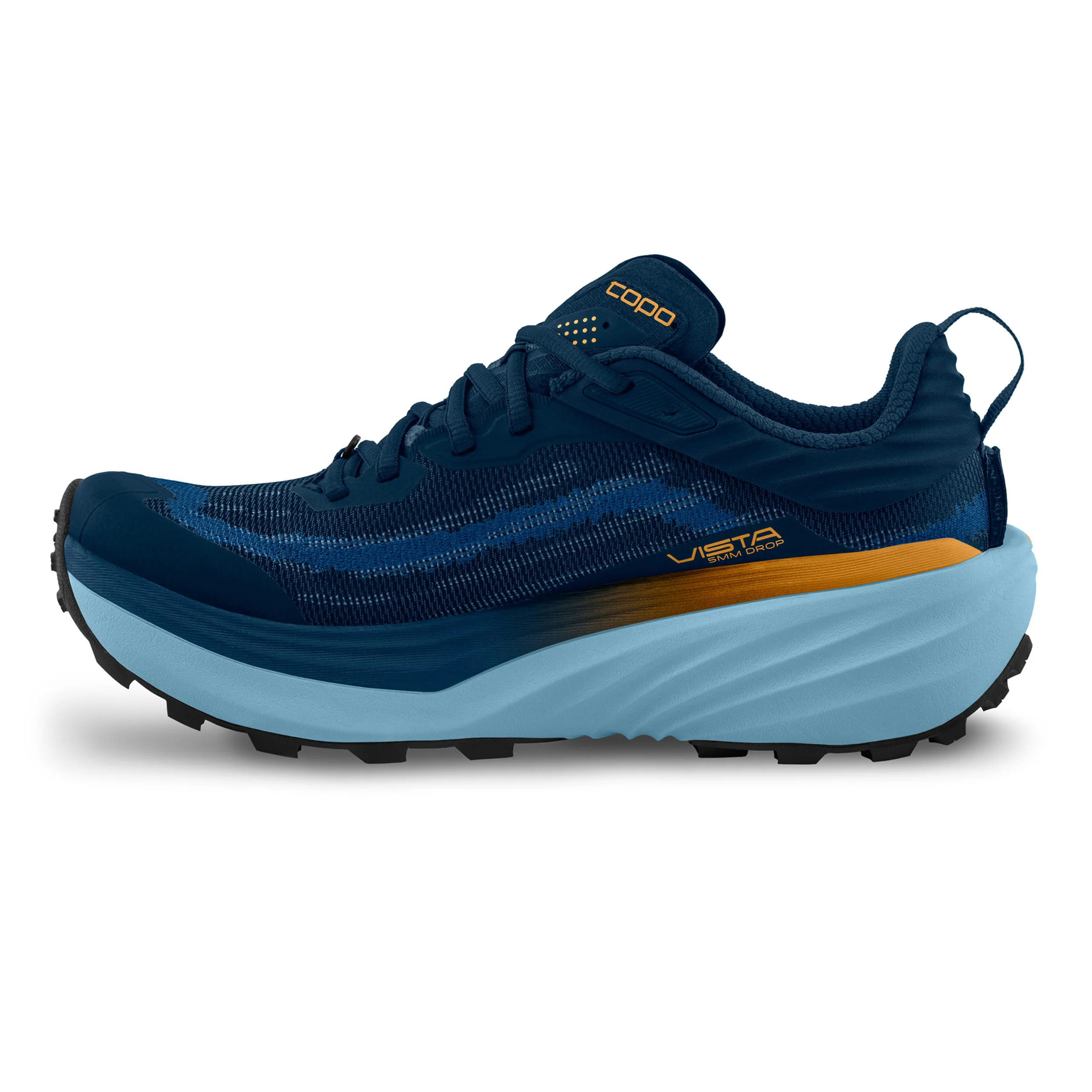 Vista Trailschuh Herren - dunkelblau, orange - Image 2
