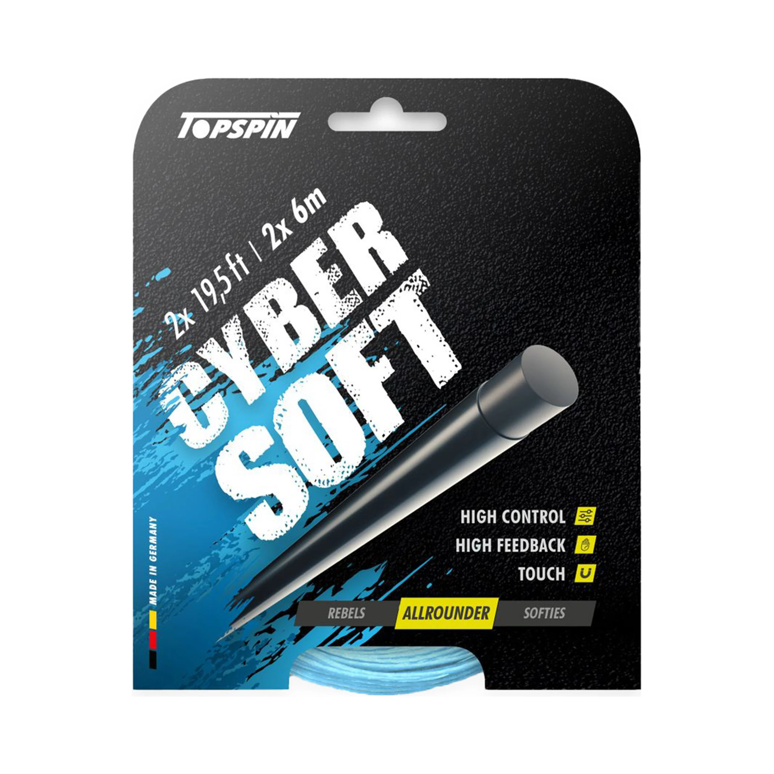 Cyber Soft 12m Saitenset-Hellblau