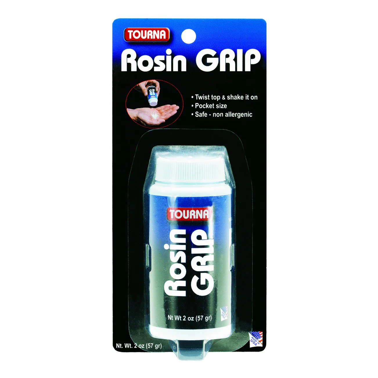 Rosin Grip Shaker Handpflege-Weiß
