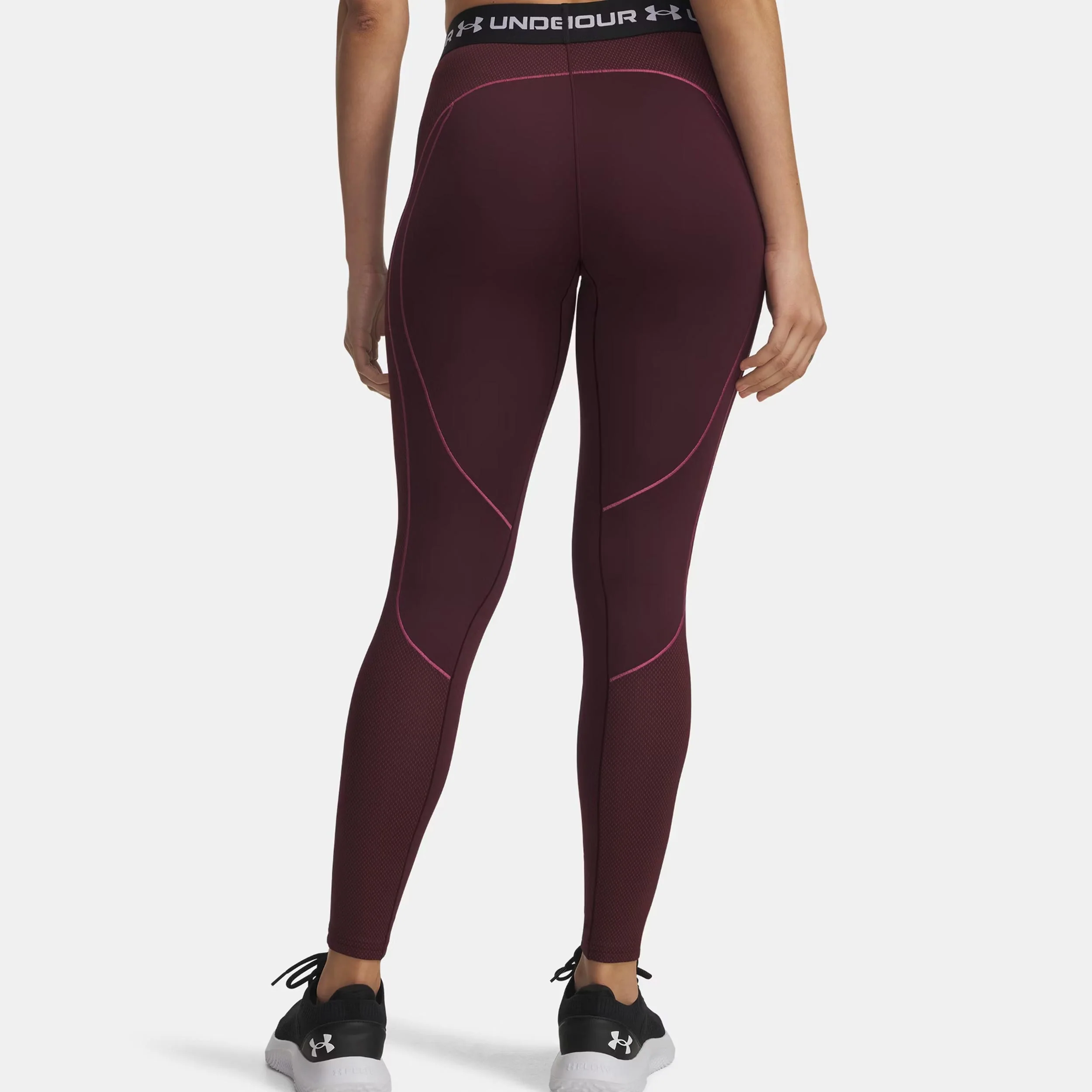 ColdGear Textured Tight Damen-weinrot - Image 2
