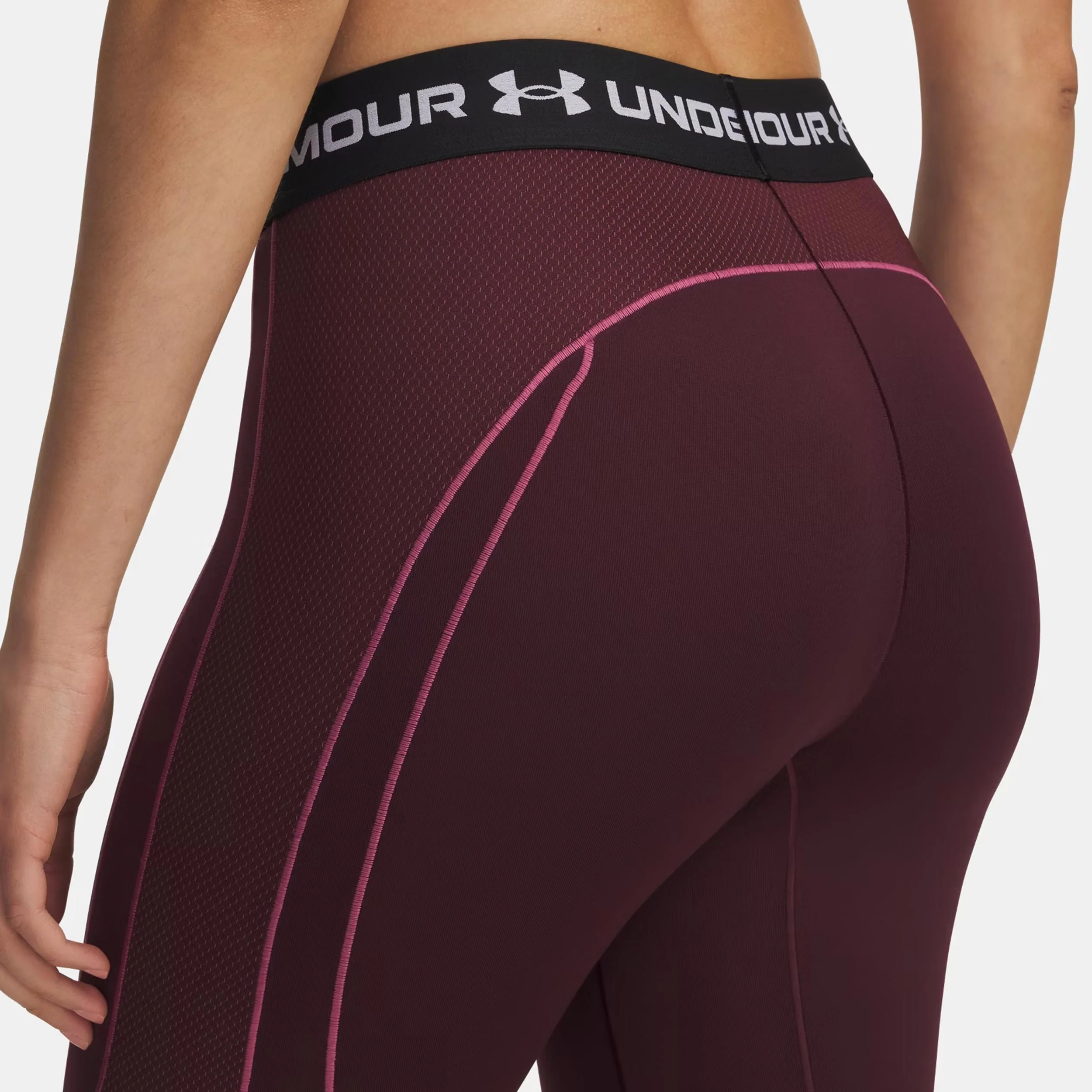 ColdGear Textured Tight Damen-weinrot - Image 4