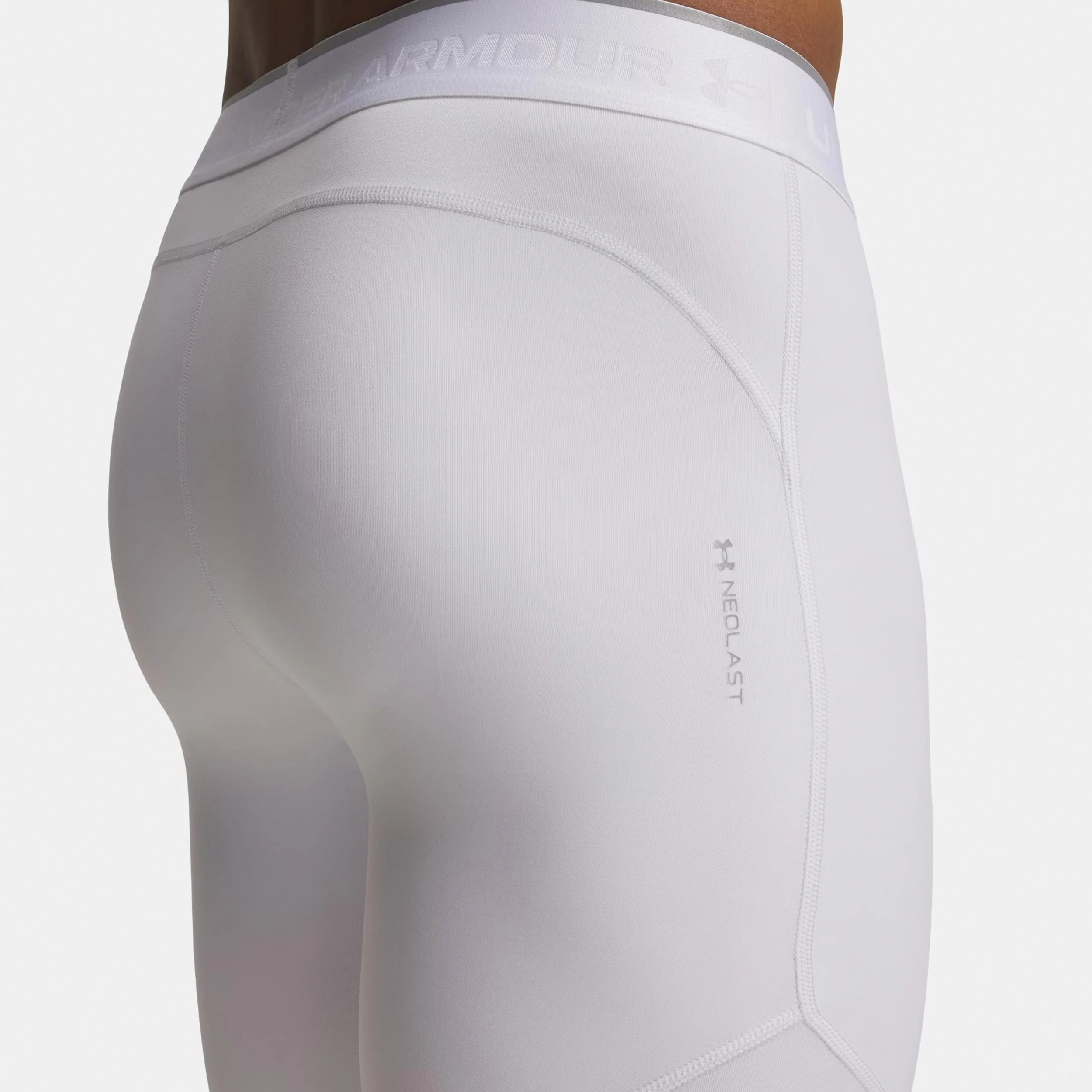 Elite Long Shorts Herren-weiß - Image 3