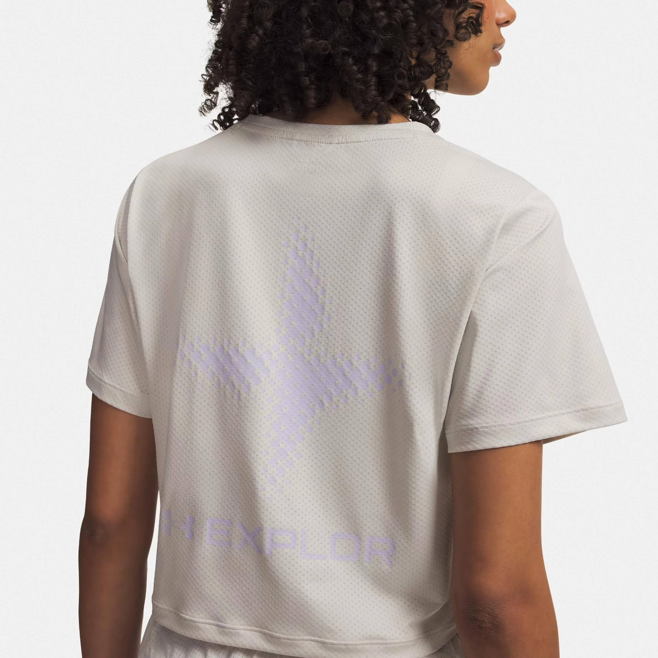 Explor Trail Run Graphic  Laufshirt Damen-weiß, lila - Image 3