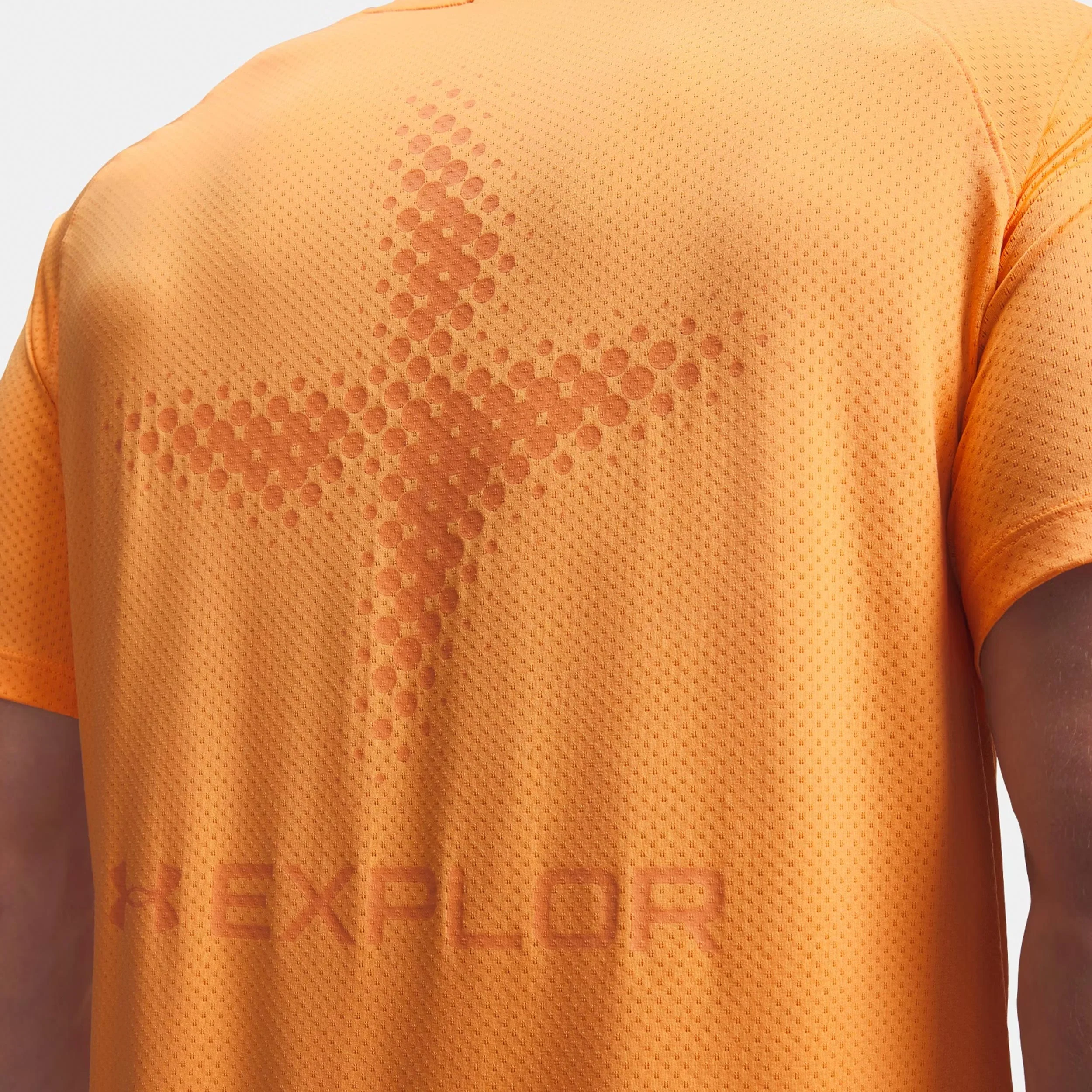 Explor Trail Run Graphic  Laufshirt Herren-orange, schwarz - Image 3