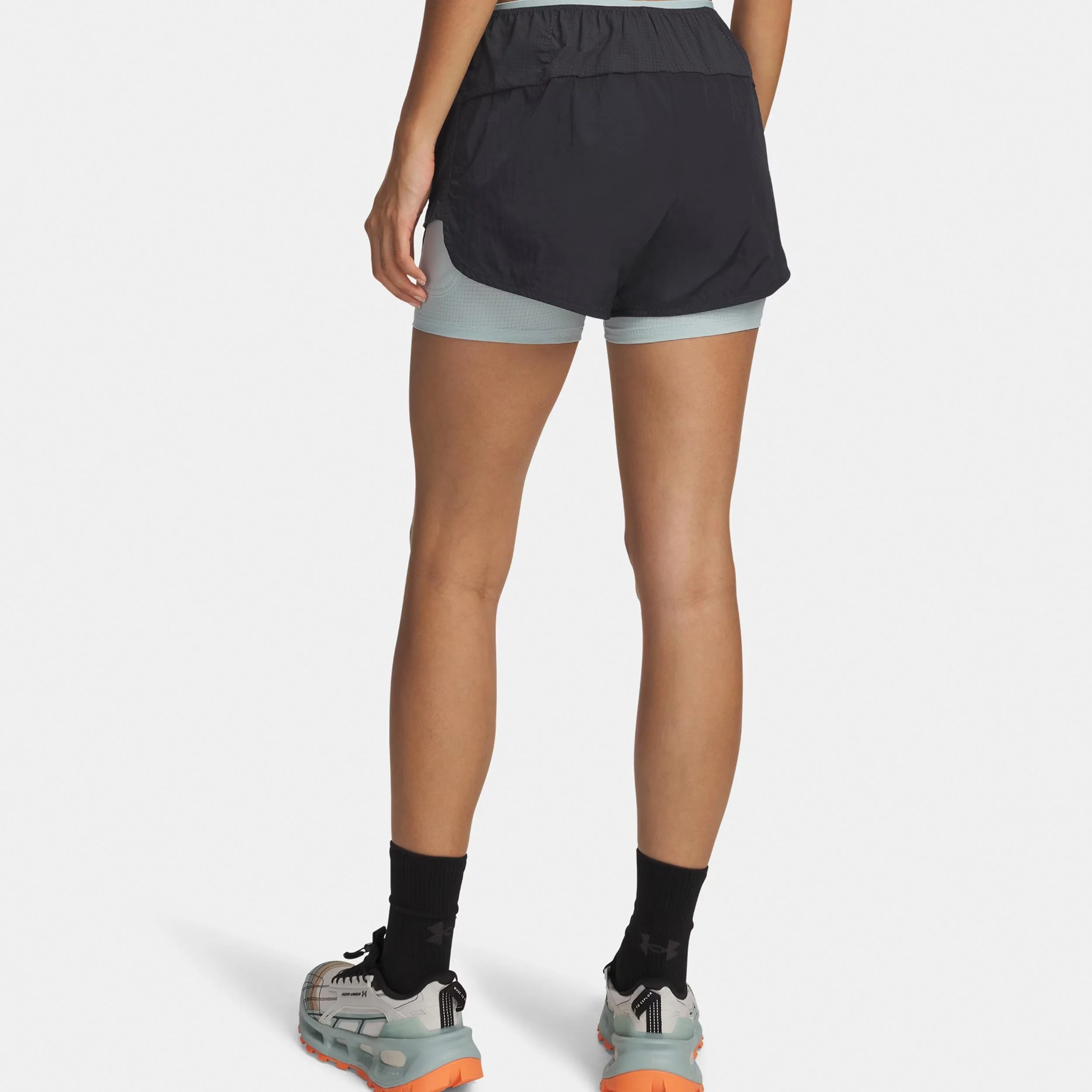 Explor Trail Ultra Lined  Laufshorts Damen-anthrazit, blau - Image 2