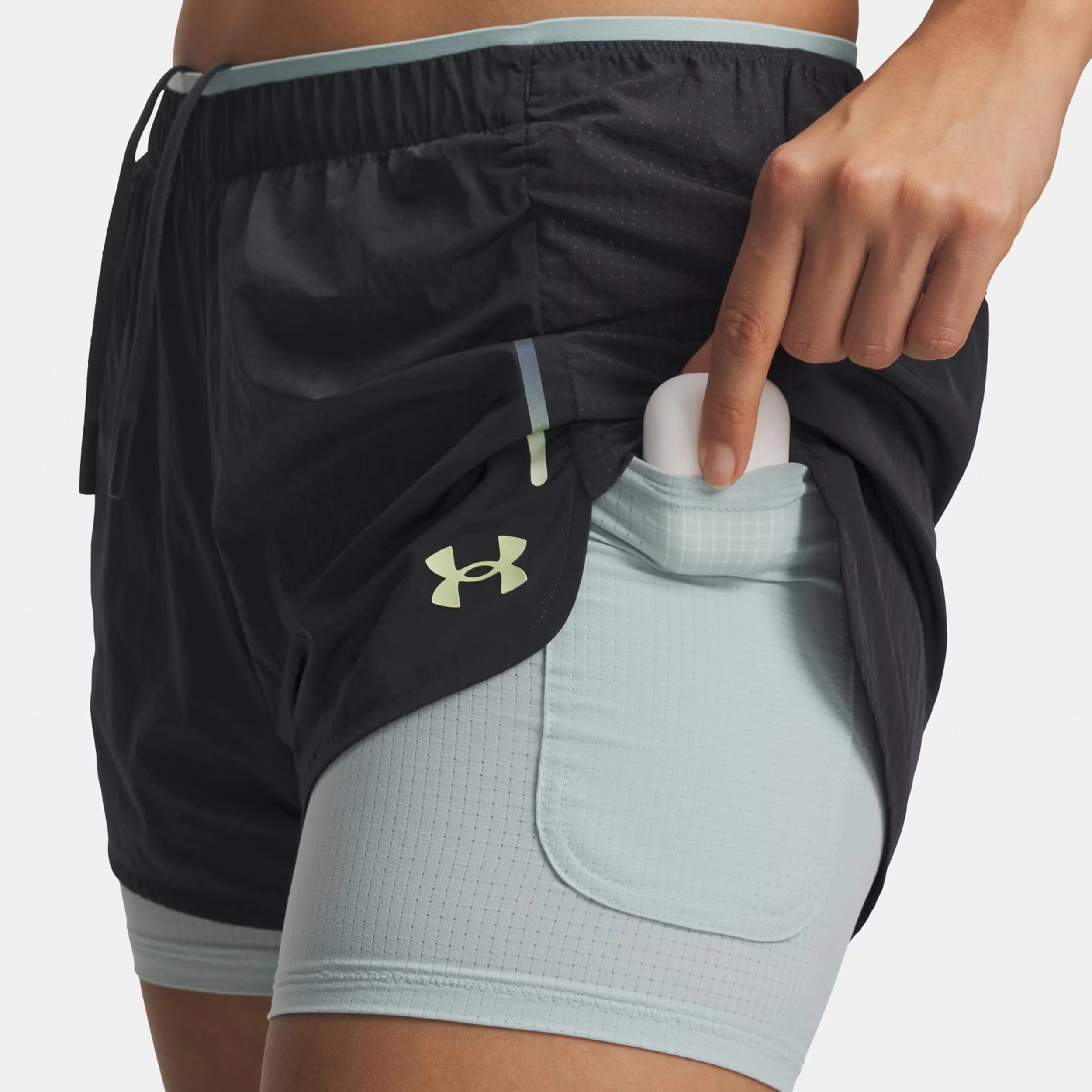 Explor Trail Ultra Lined  Laufshorts Damen-anthrazit, blau - Image 4