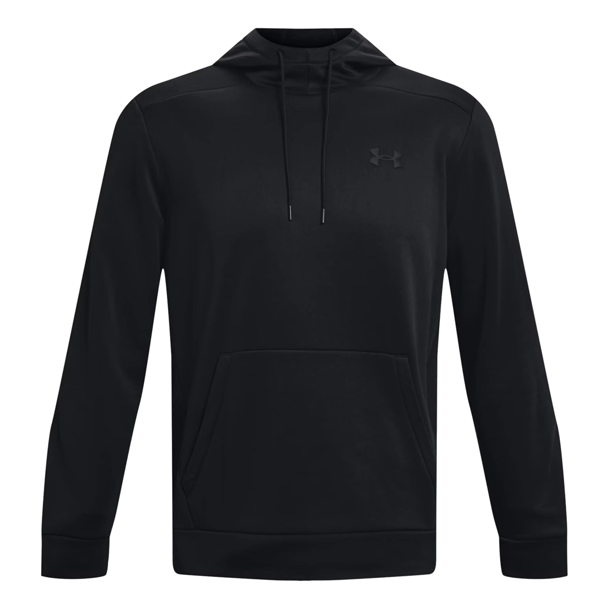 Fleece Hoody Herren - schwarz,