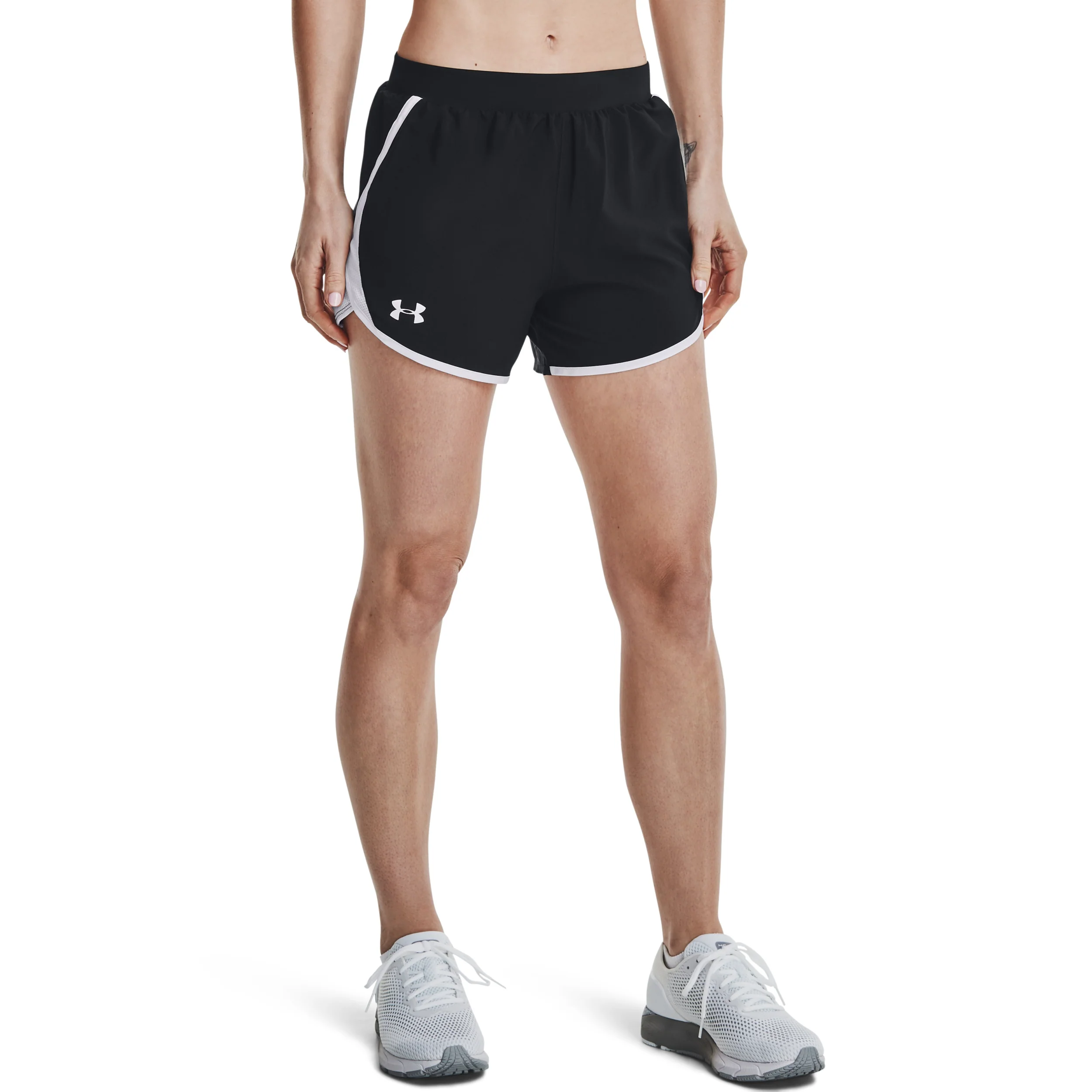 Fly-By 2.0 Shorts Damen-Schwarz,Weiß - Image 3
