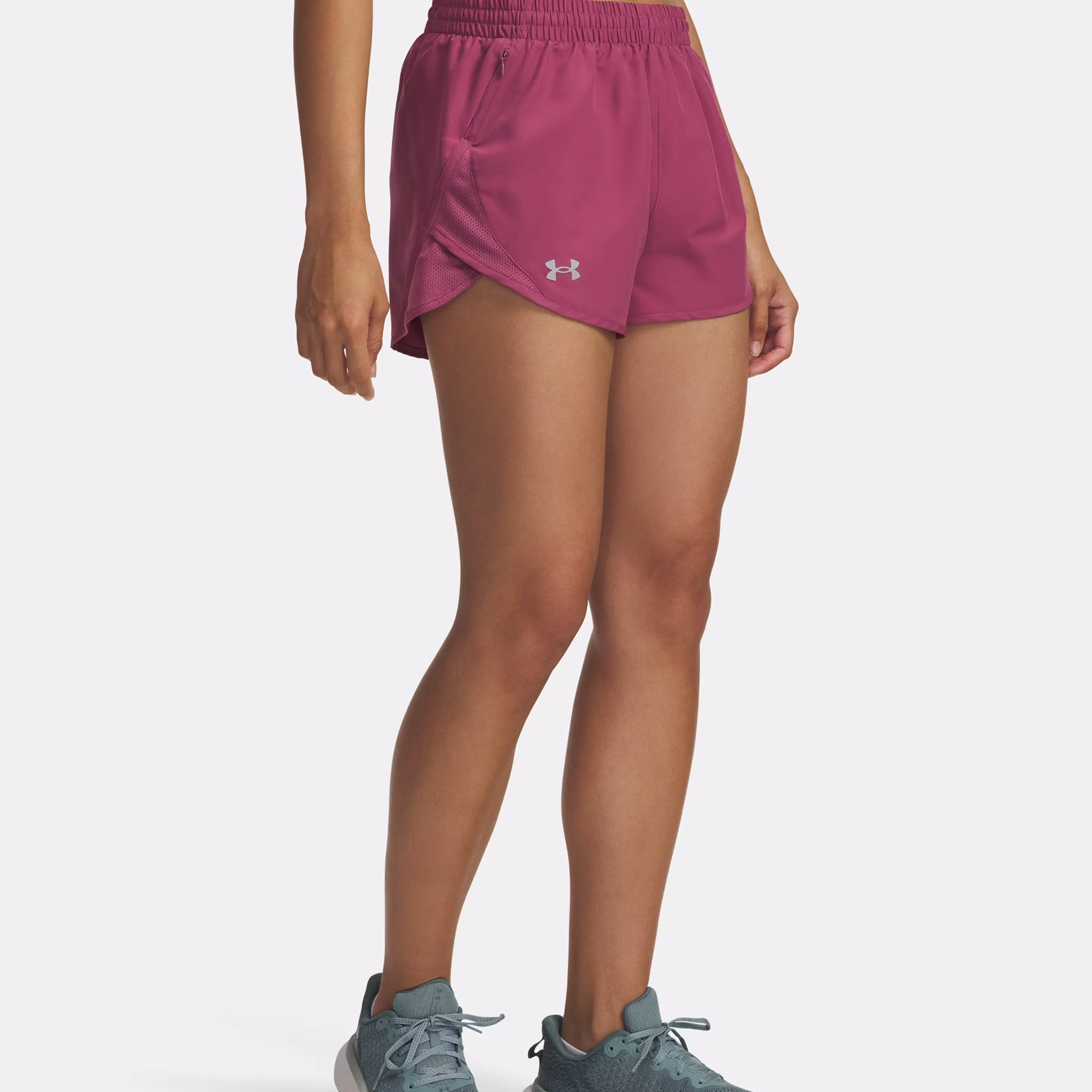 Fly By 3in Laufshorts Damen - rosa, rosa