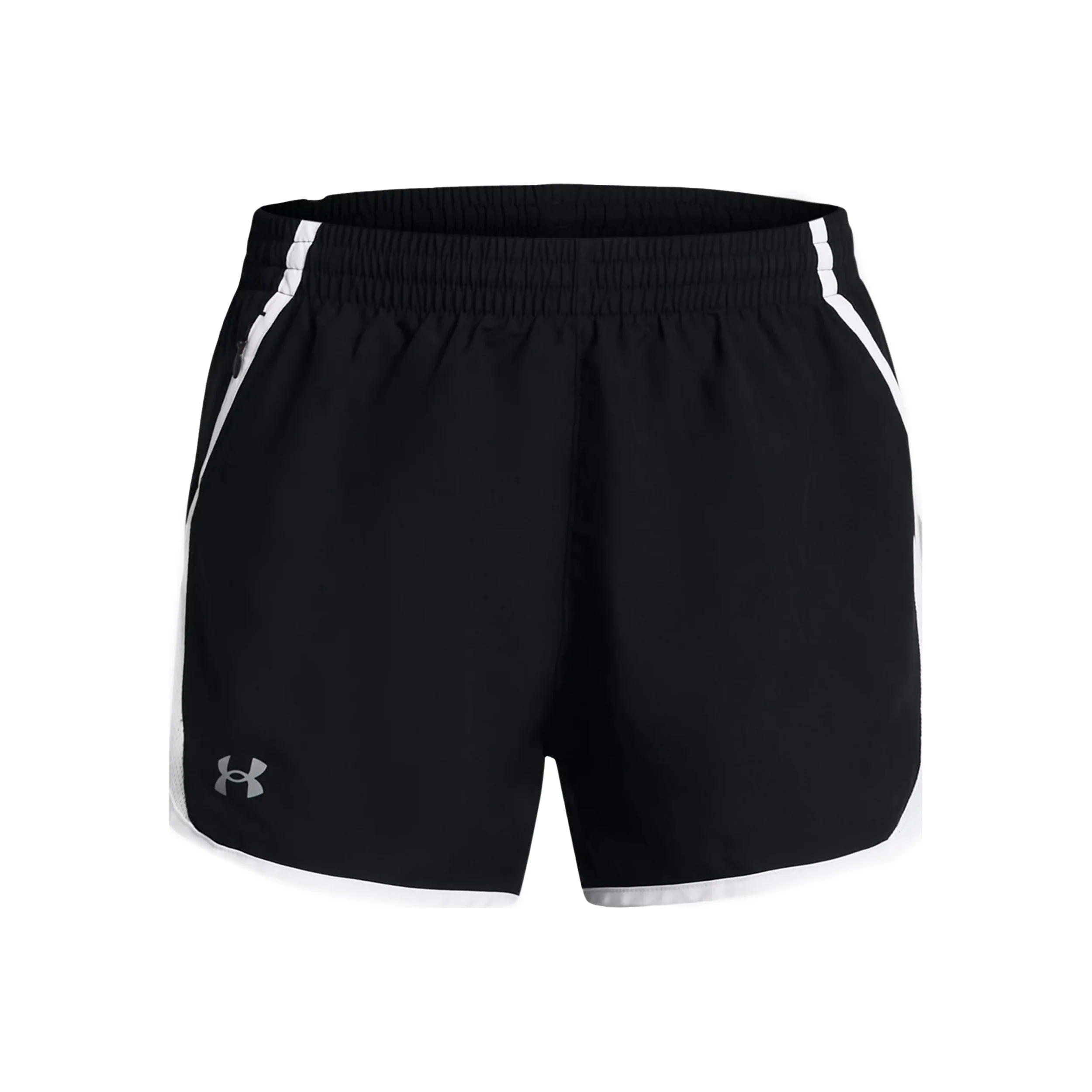 Fly By 3in Laufshorts Damen - schwarz, weiß