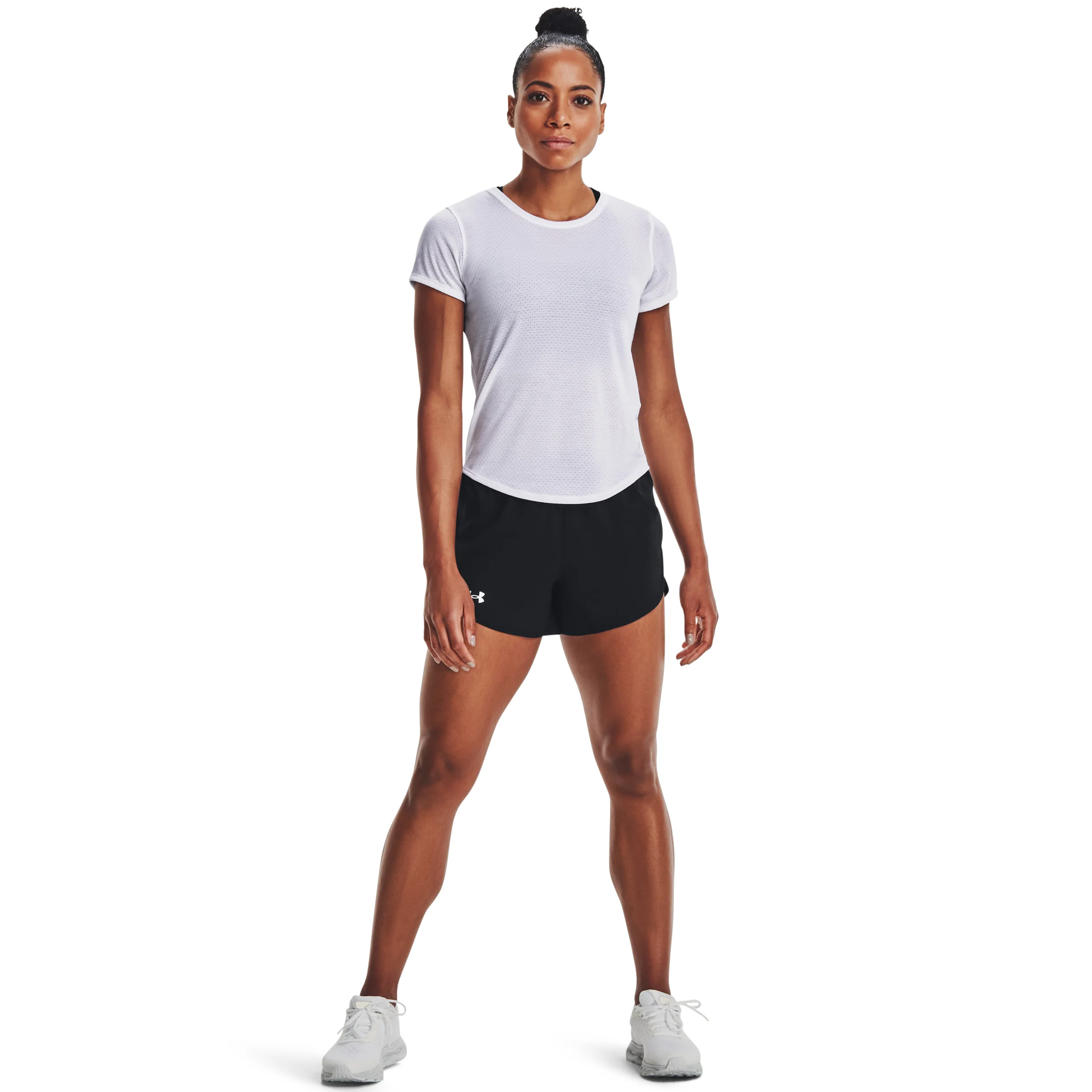 Fly By Elite 3in Shorts Damen-Schwarz - Image 5