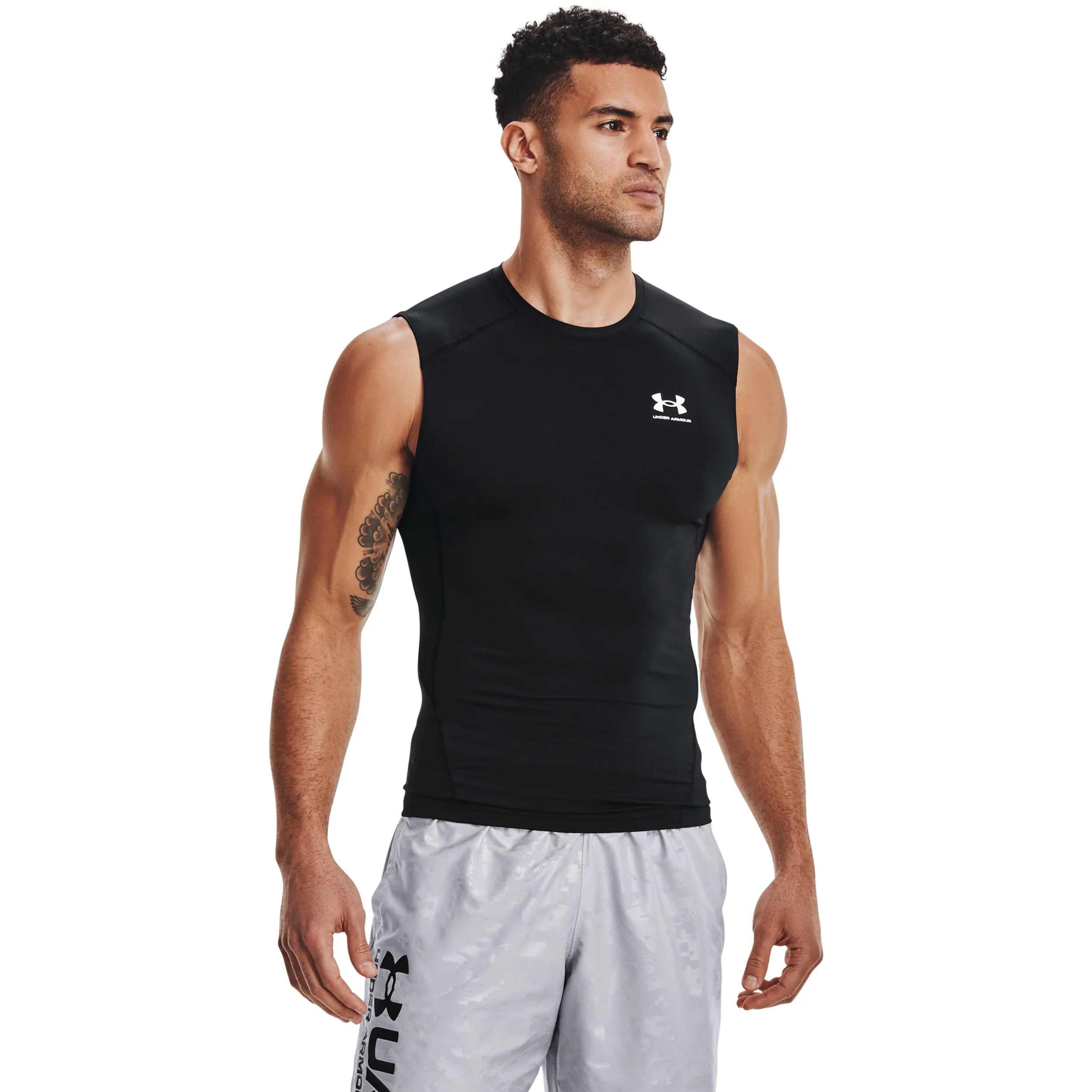 Heatgear Armour Tank-Top Herren-Schwarz,Weiß - Image 3