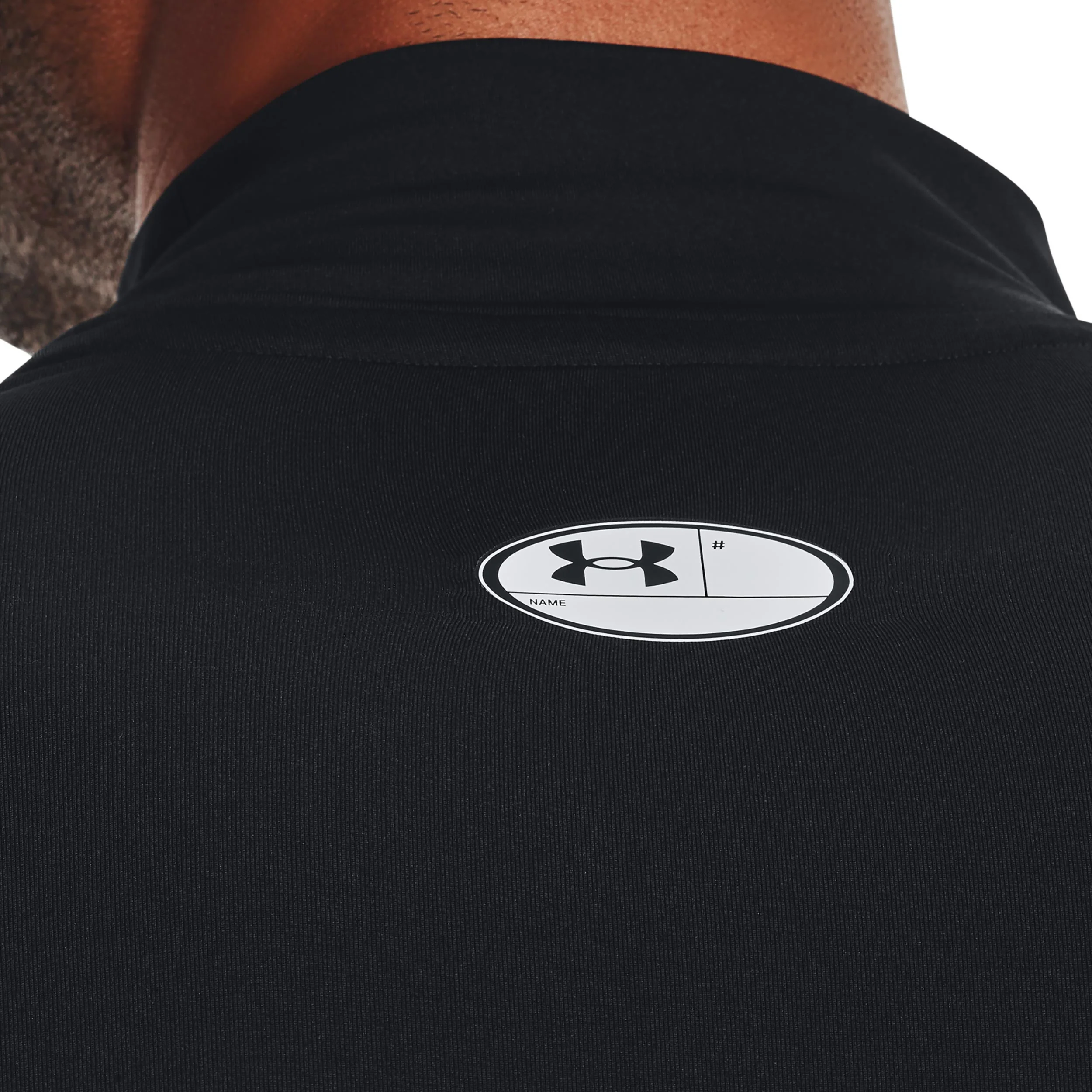 Heatgear Comp Mock Longsleeve Herren-Schwarz - Image 6
