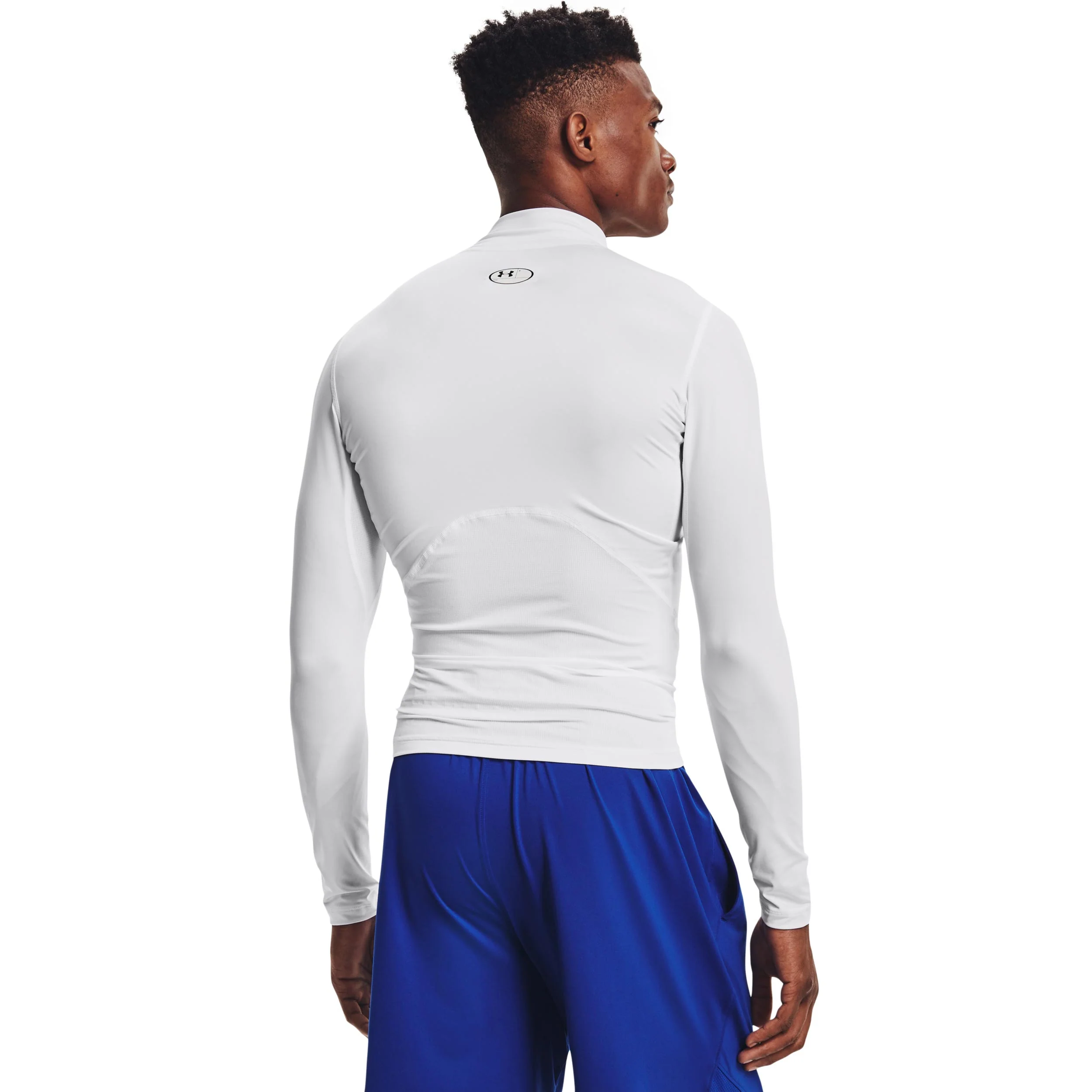 Heatgear Comp Mock Longsleeve Herren-Weiß - Image 4