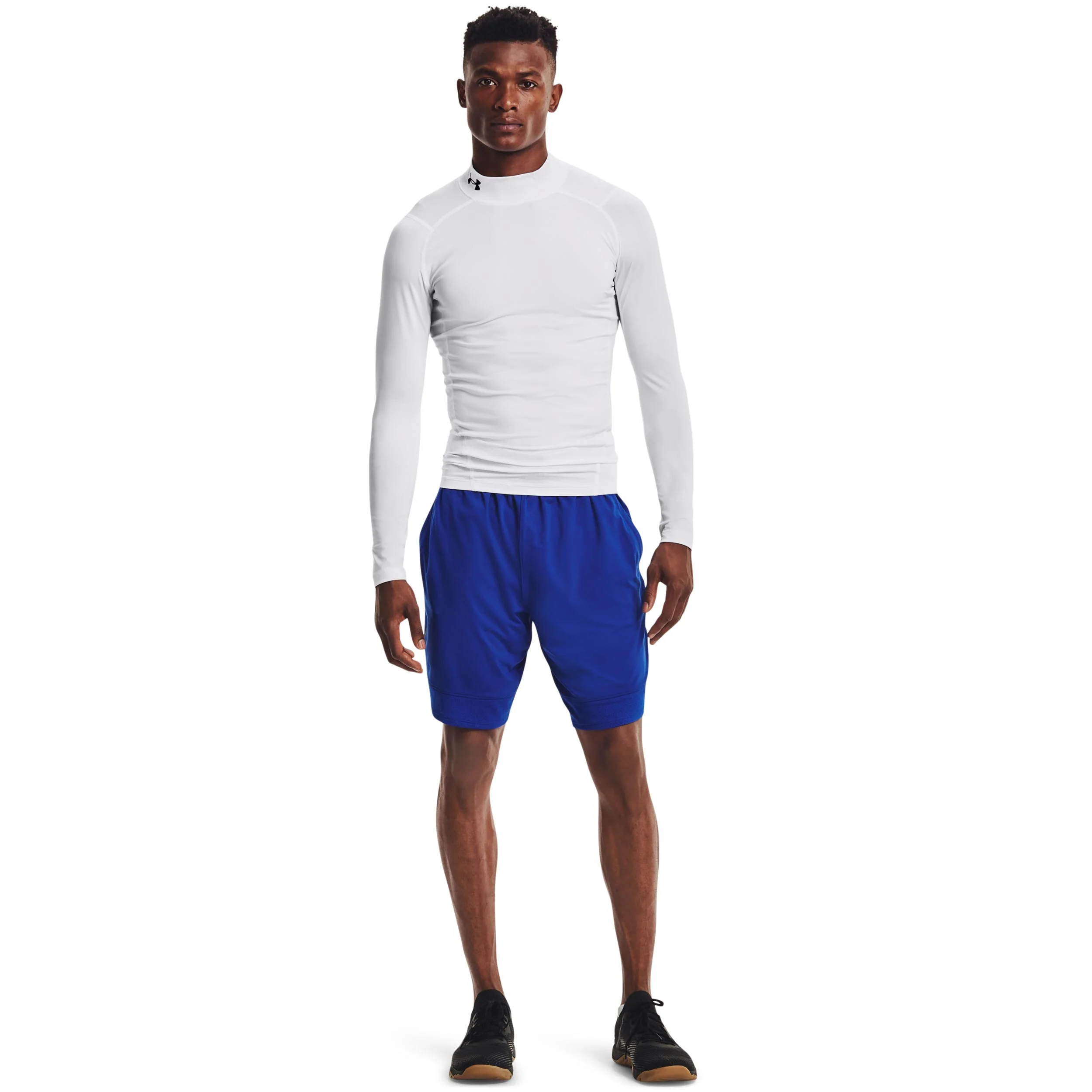 Heatgear Comp Mock Longsleeve Herren-Weiß - Image 5