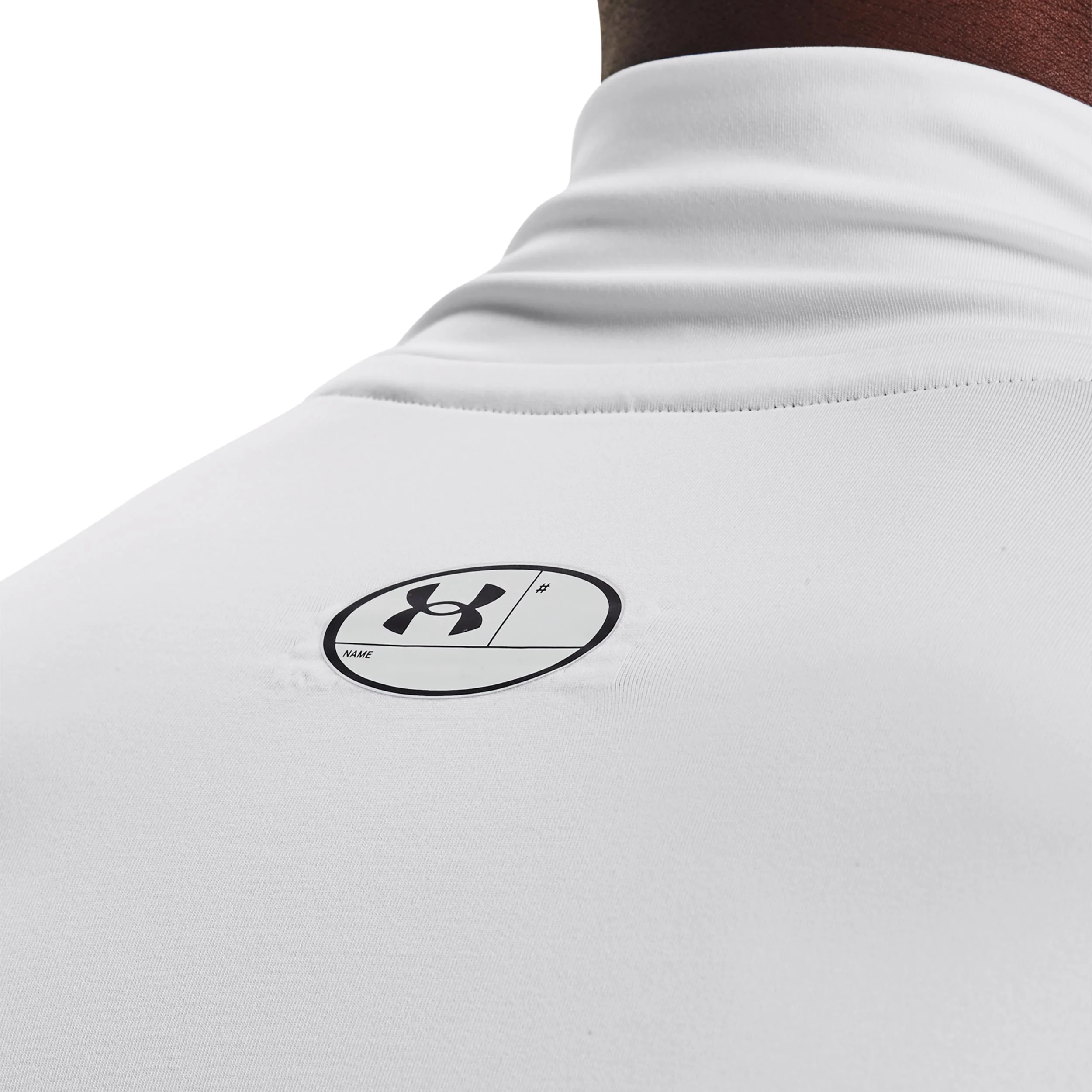 Heatgear Comp Mock Longsleeve Herren-Weiß - Image 6