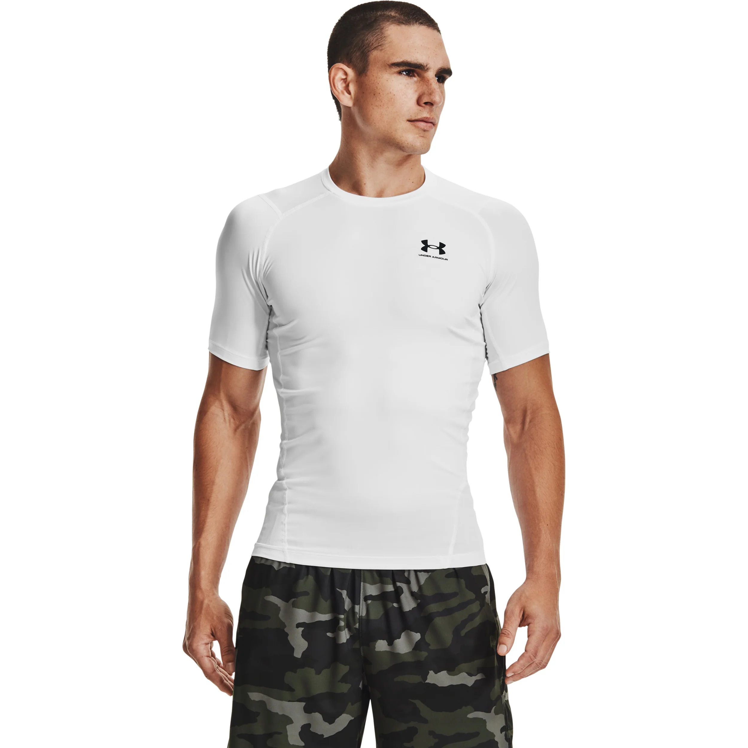 Heatgear Comp T-Shirt Herren-Weiß,Schwarz - Image 3
