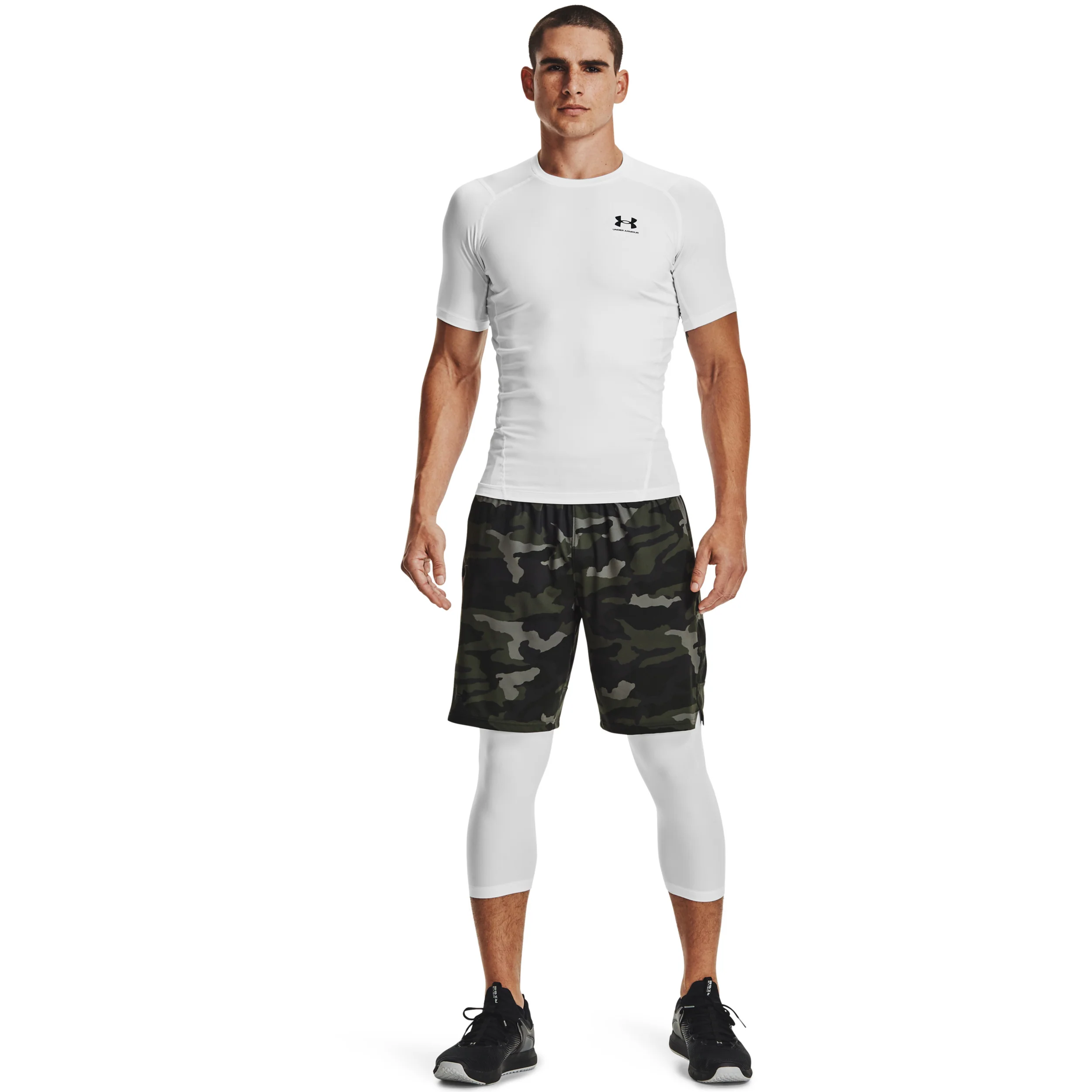 Heatgear Comp T-Shirt Herren-Weiß,Schwarz - Image 4