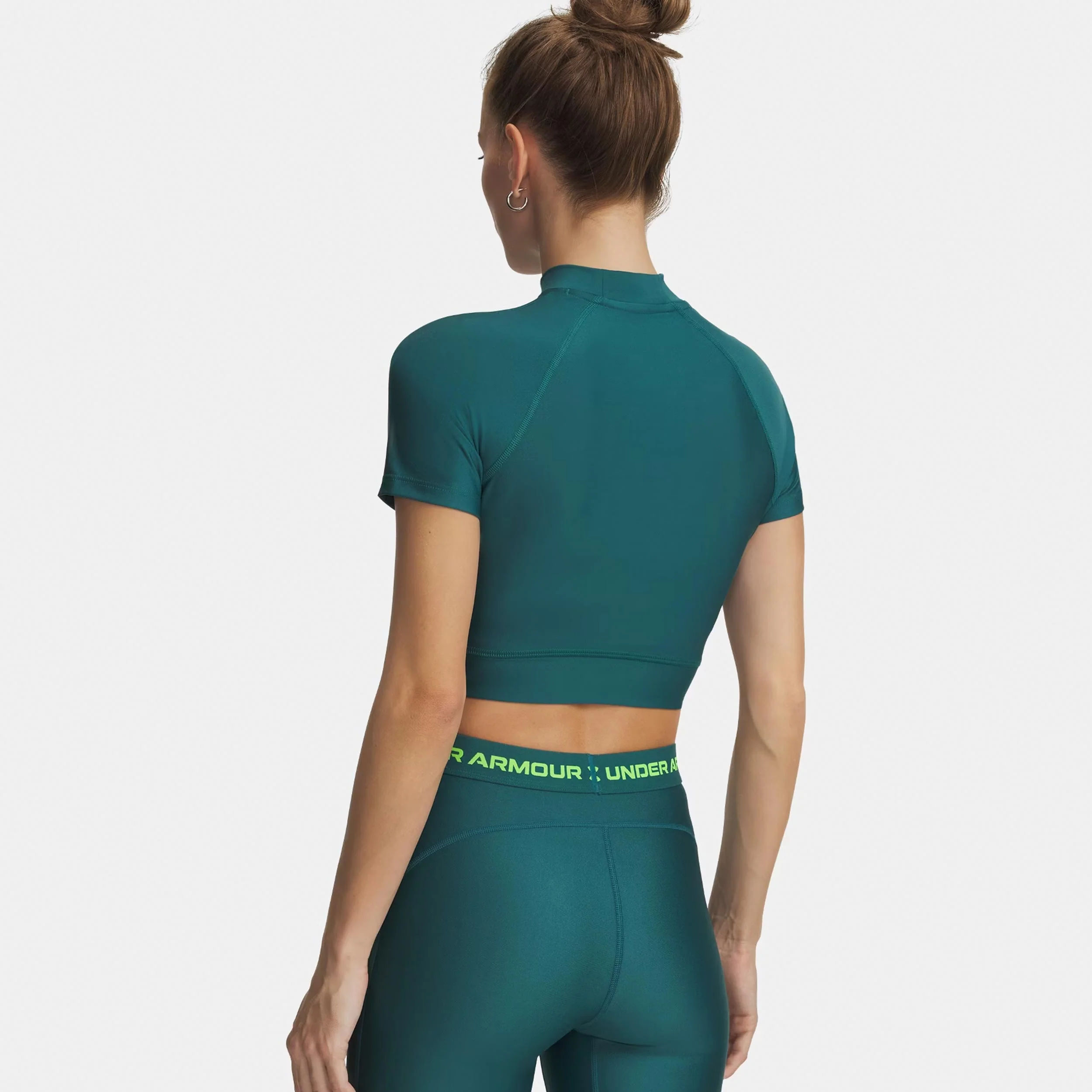 HeatGear Crop T-Shirt Damen-grün, grün - Image 2