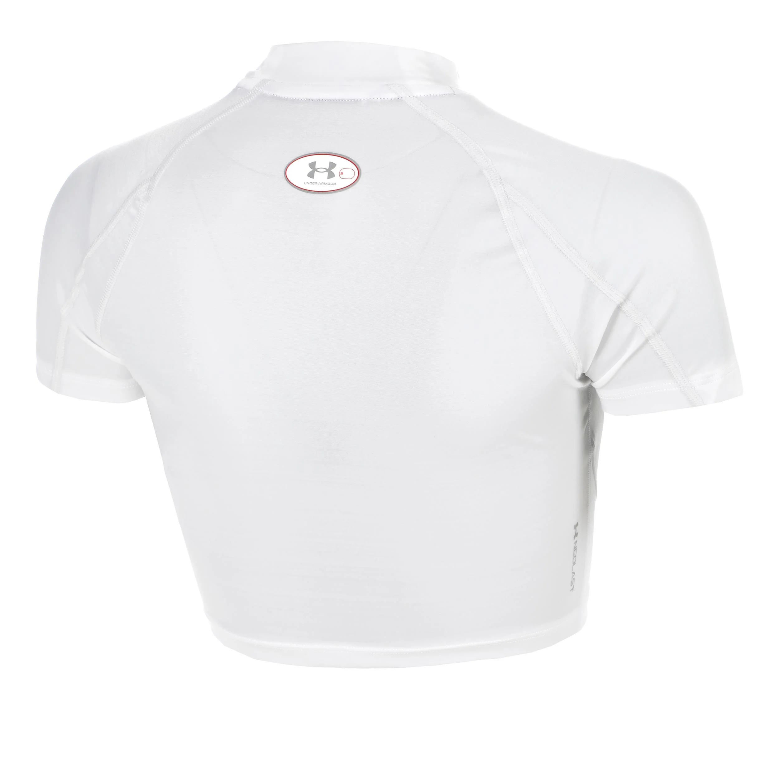 HeatGear Elite Crop T-Shirt Damen-weiß - Image 2