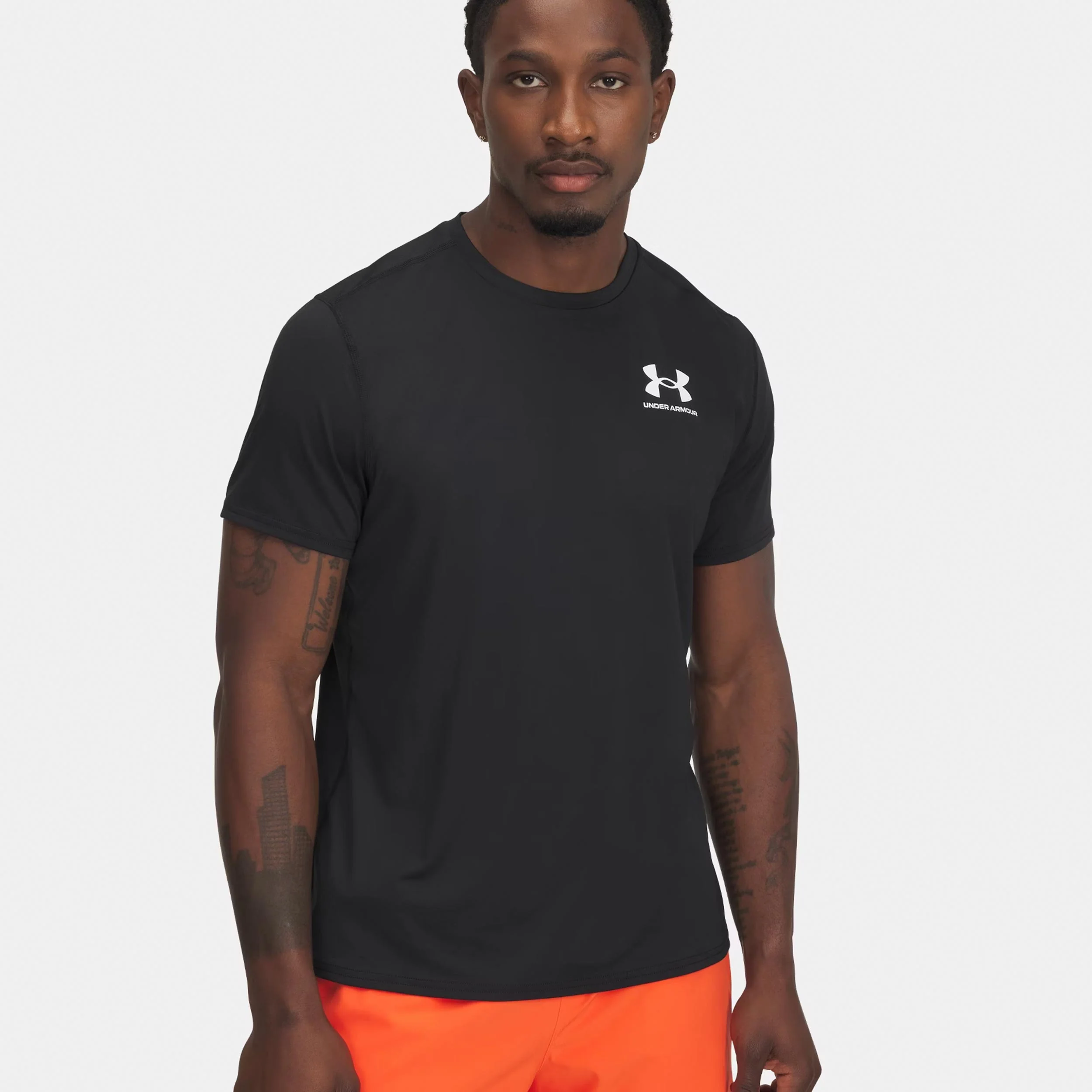 Heatgear Fitted T-Shirt Herren-schwarz - Image 3