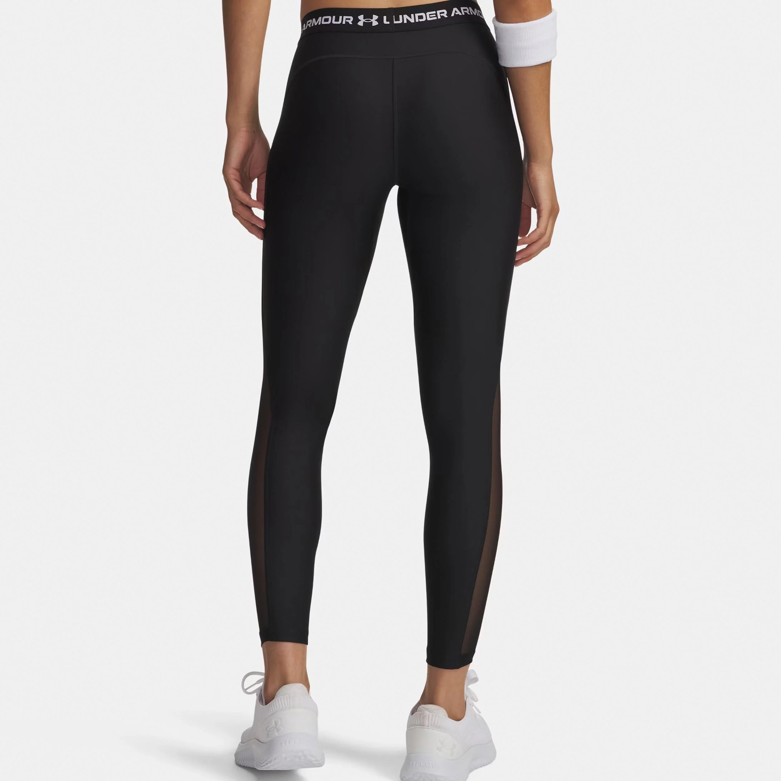 HeatGear Mesh Tight Damen-schwarz, weiß - Image 2