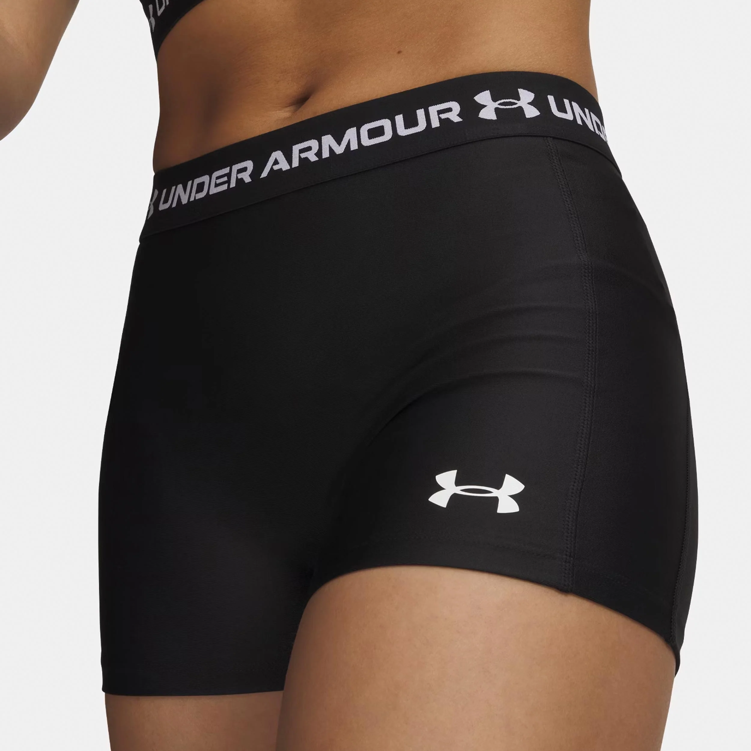 HeatGear Shorts Damen-schwarz, weiß - Image 4