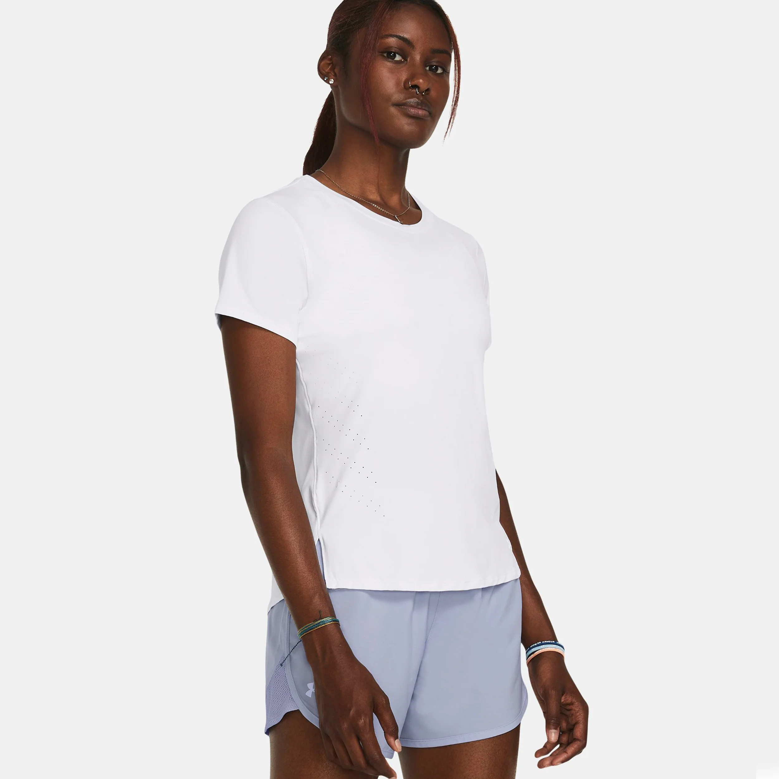 Laser SS Laufshirt Damen-Weiß - Image 3