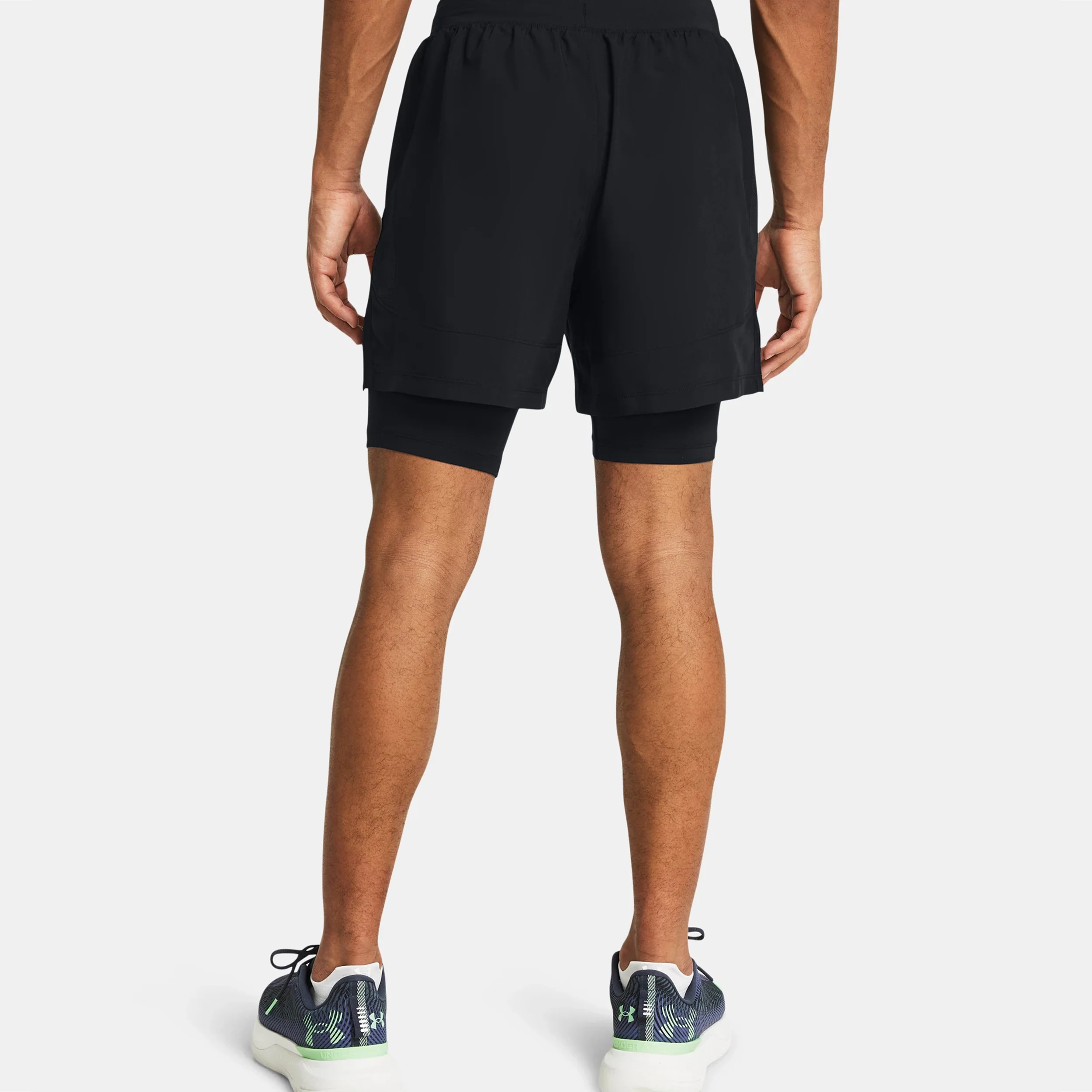 Launch 5 Inch 2-in-1 Laufshorts Herren-Schwarz - Image 4
