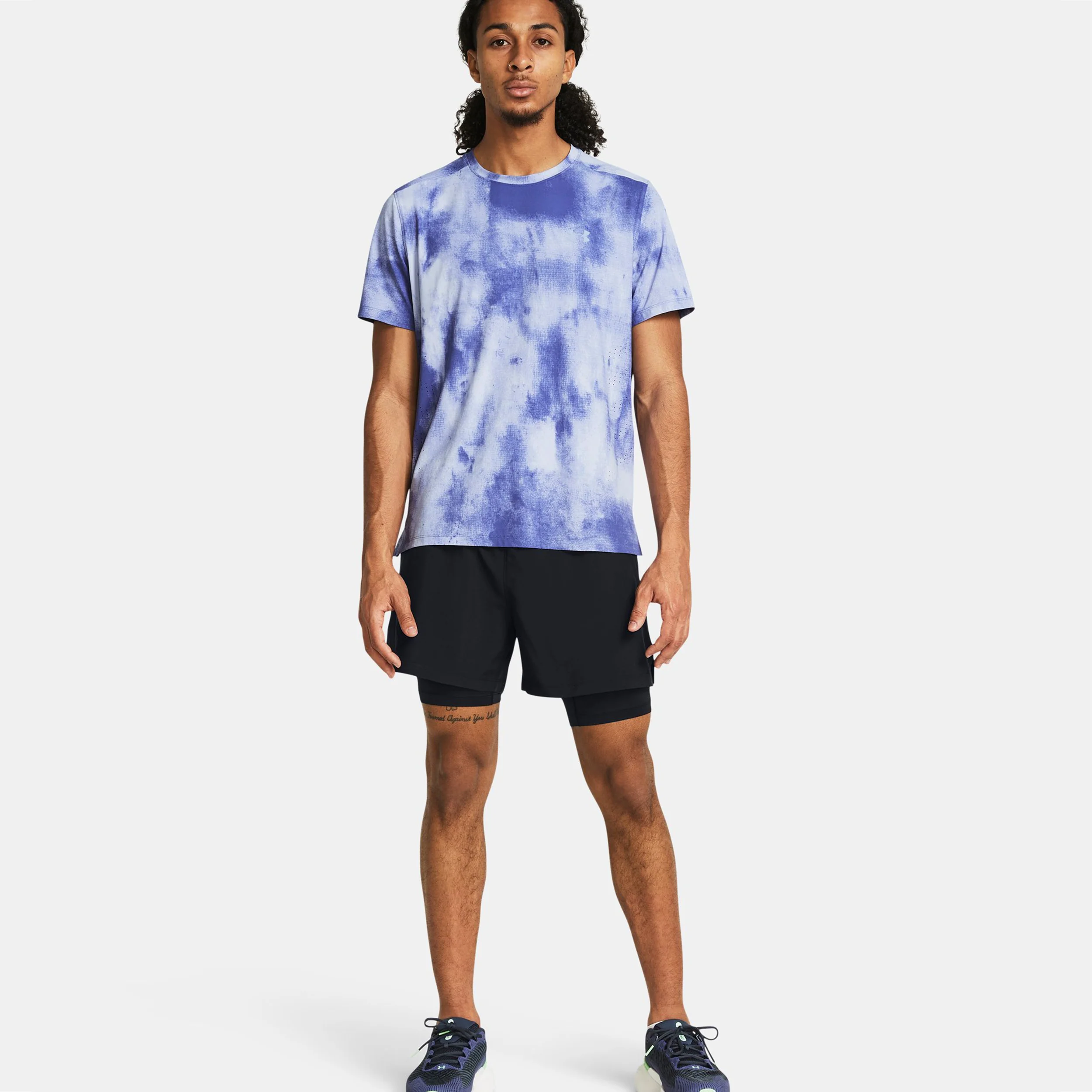 Launch 5 Inch 2-in-1 Laufshorts Herren-Schwarz - Image 5