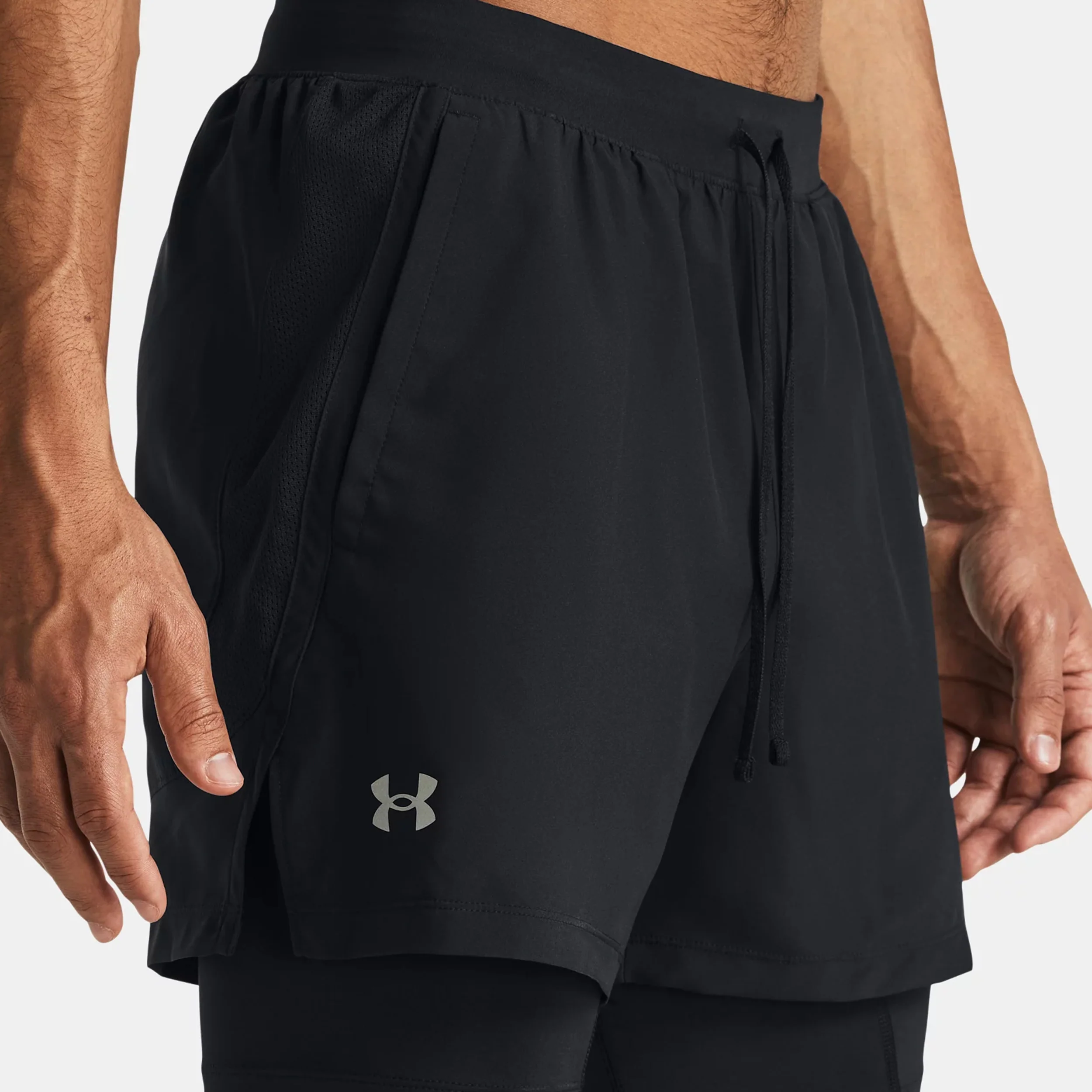 Launch 5 Inch 2-in-1 Laufshorts Herren-Schwarz - Image 6