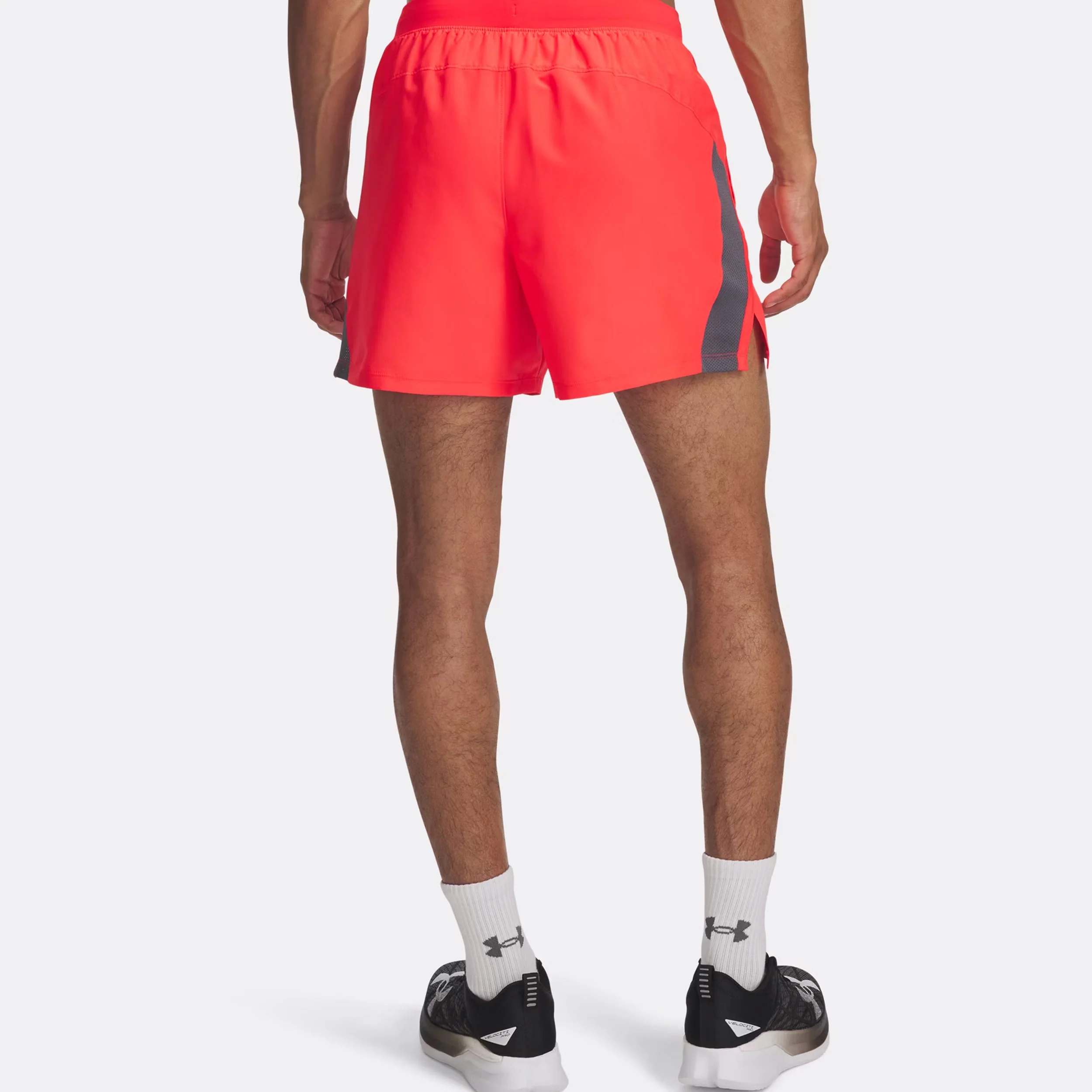 Launch 5in Laufshorts Herren-Rot,Grau - Image 2
