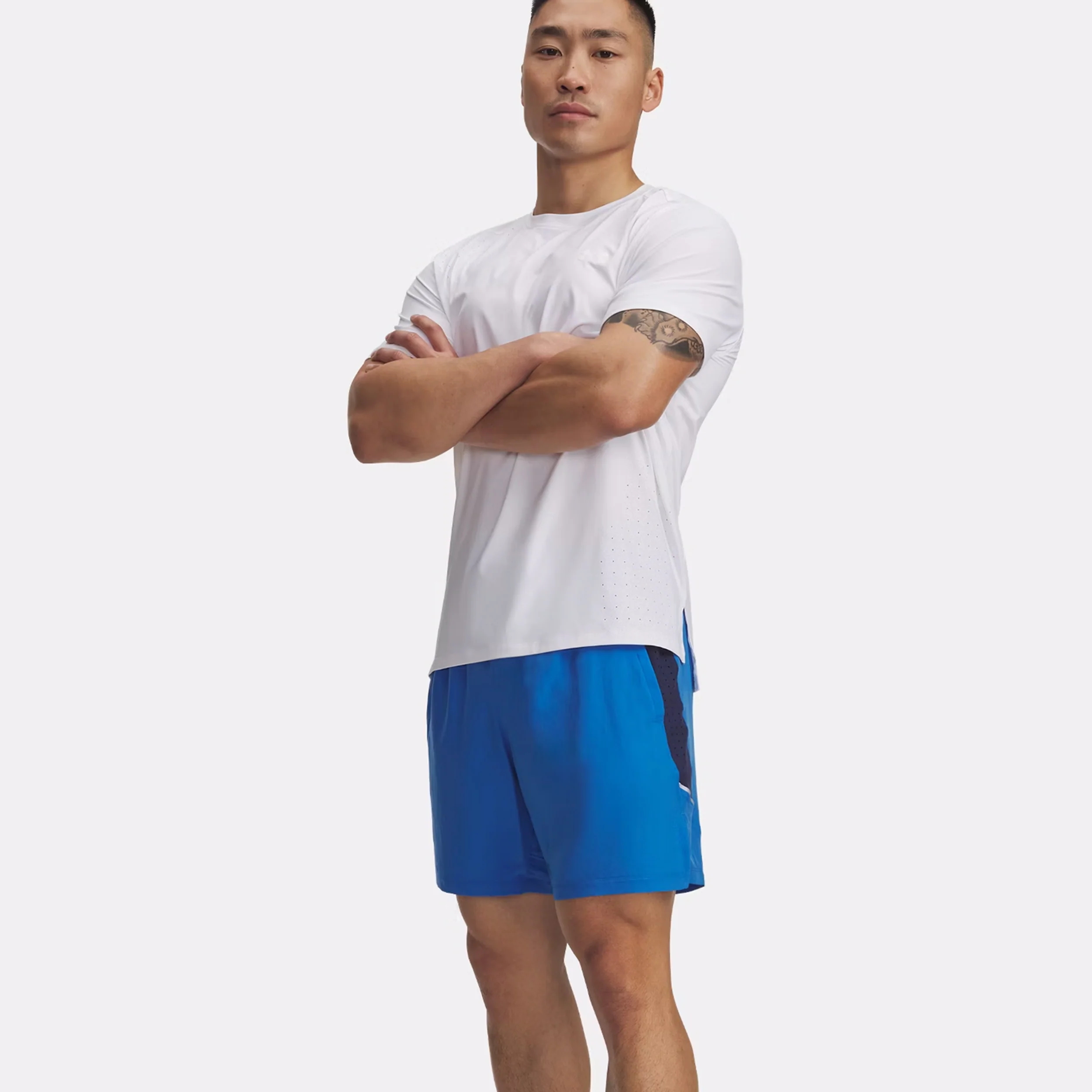 Launch Elite 2in1 7in Shorts - blau, dunkelblau - Image 4