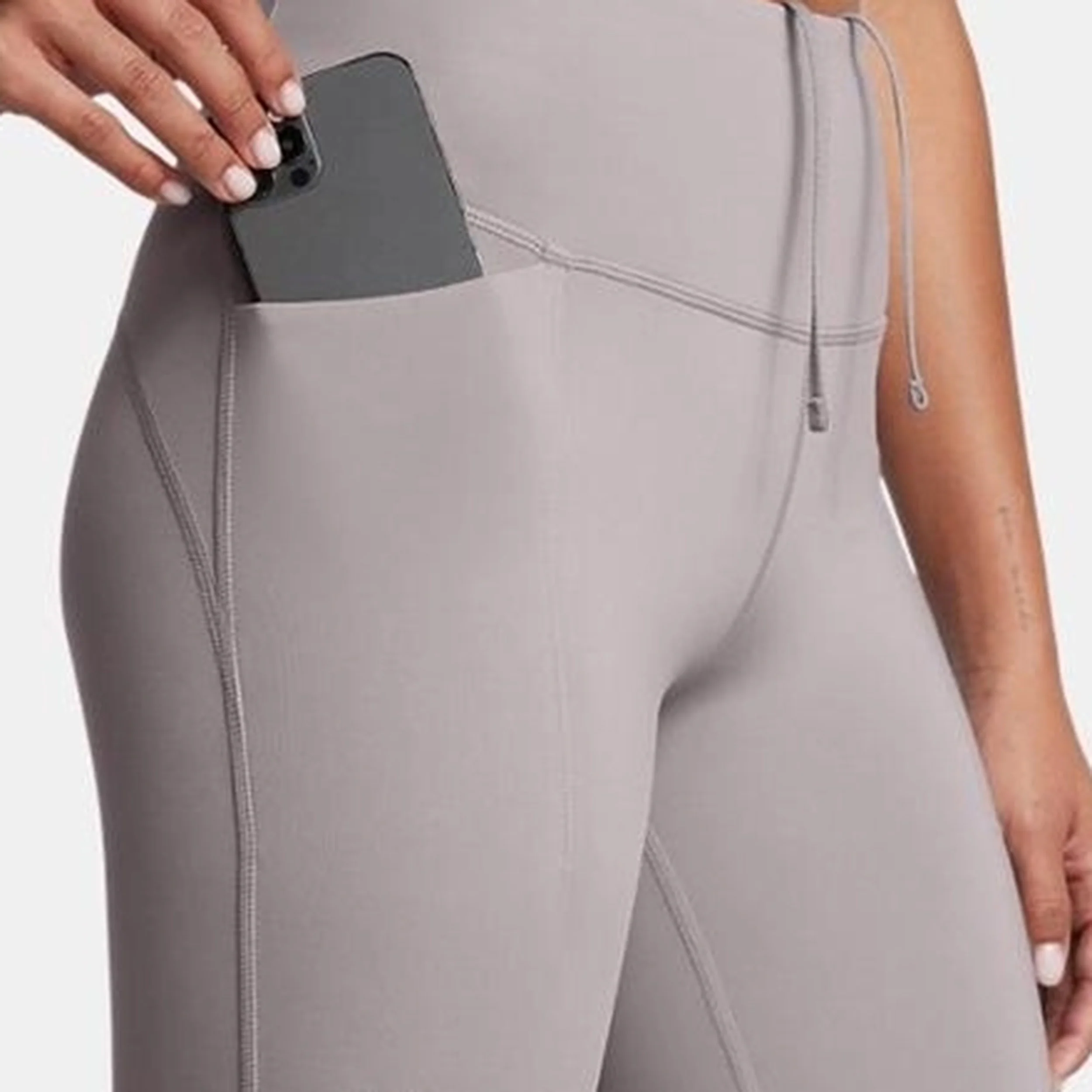 Launch Elite Coldweather Lauftight Damen-Grau - Image 5