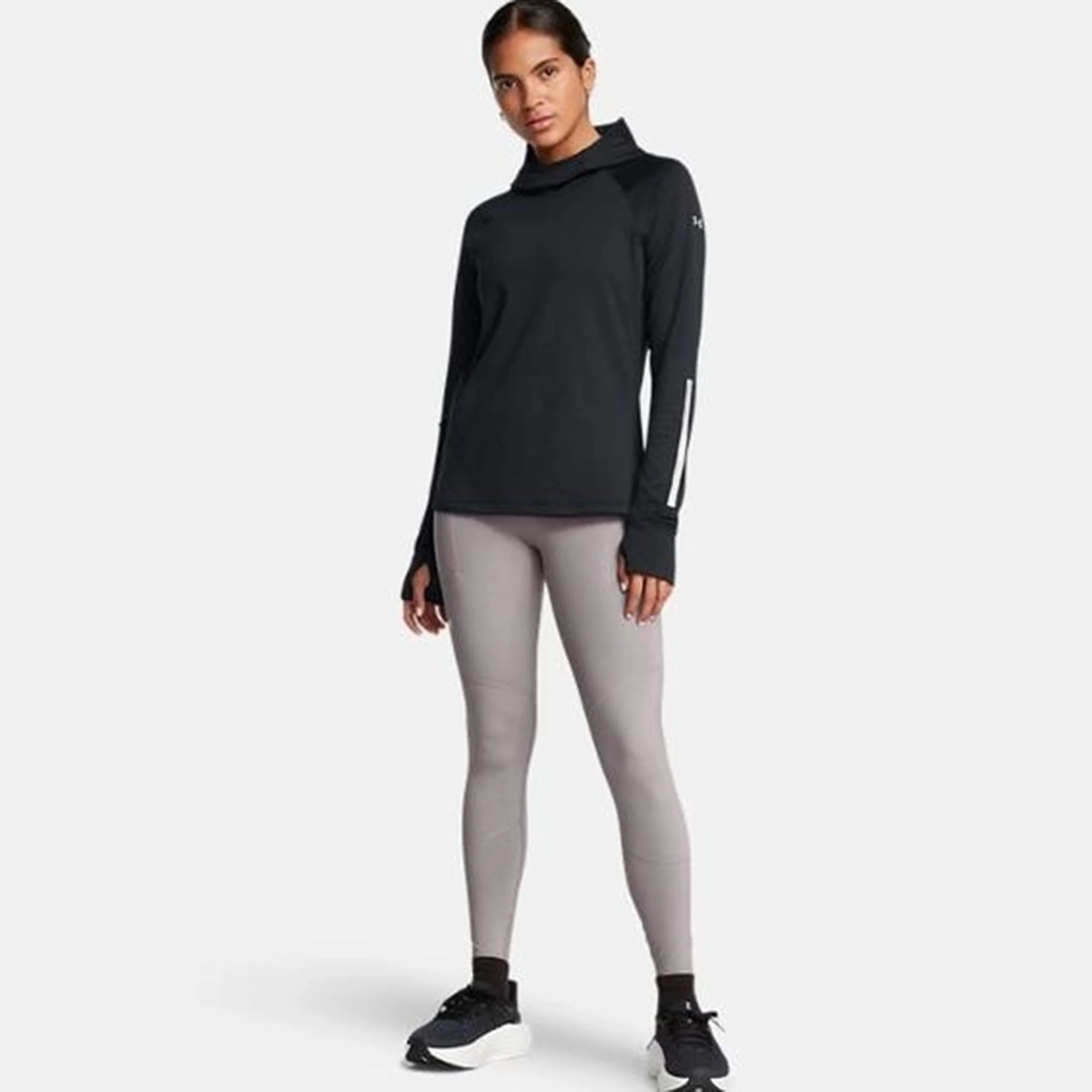Launch Elite Coldweather Lauftight Damen-Grau - Image 6