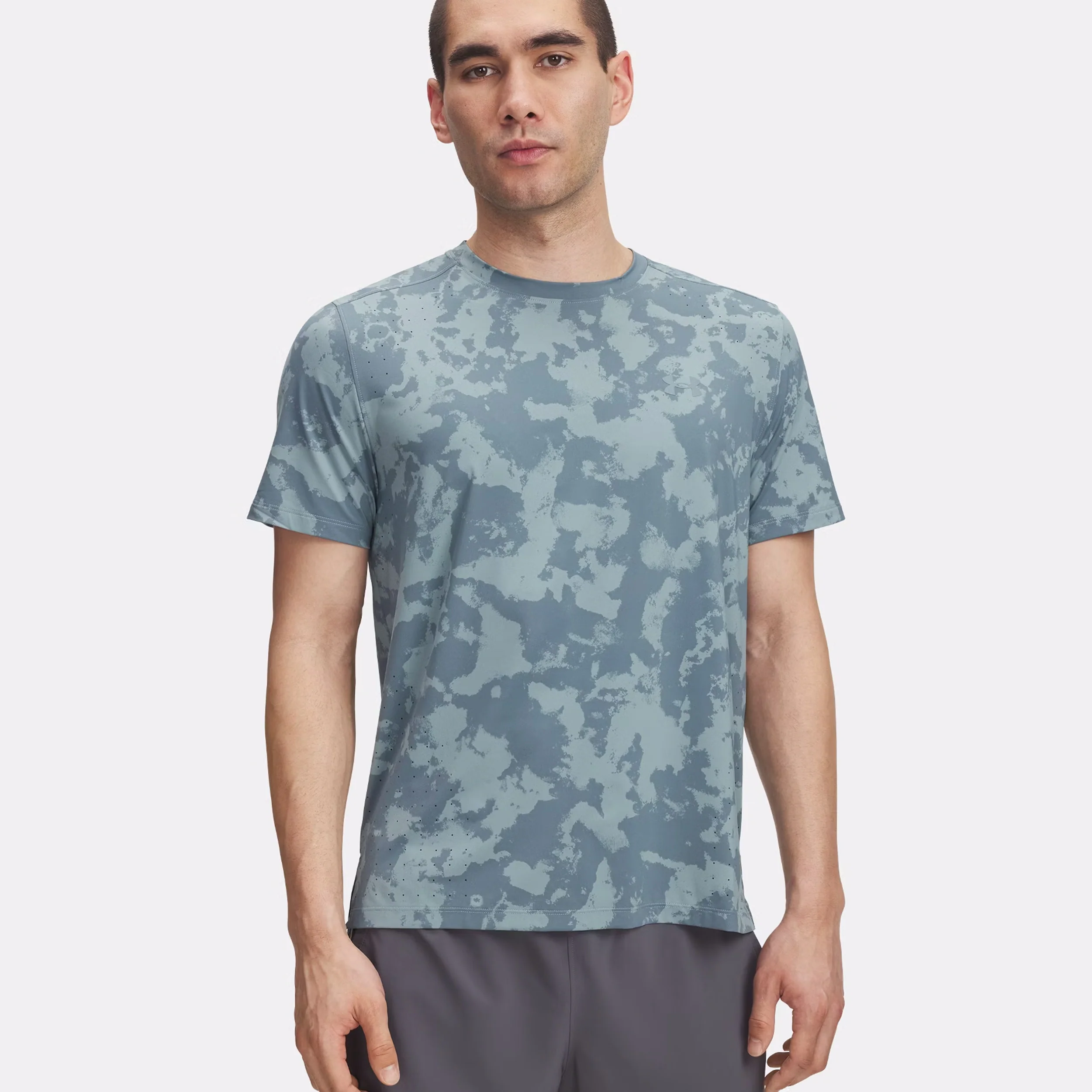 Launch Elite Print Laufshirt Herren-Petrol,Blaugrau - Image 2