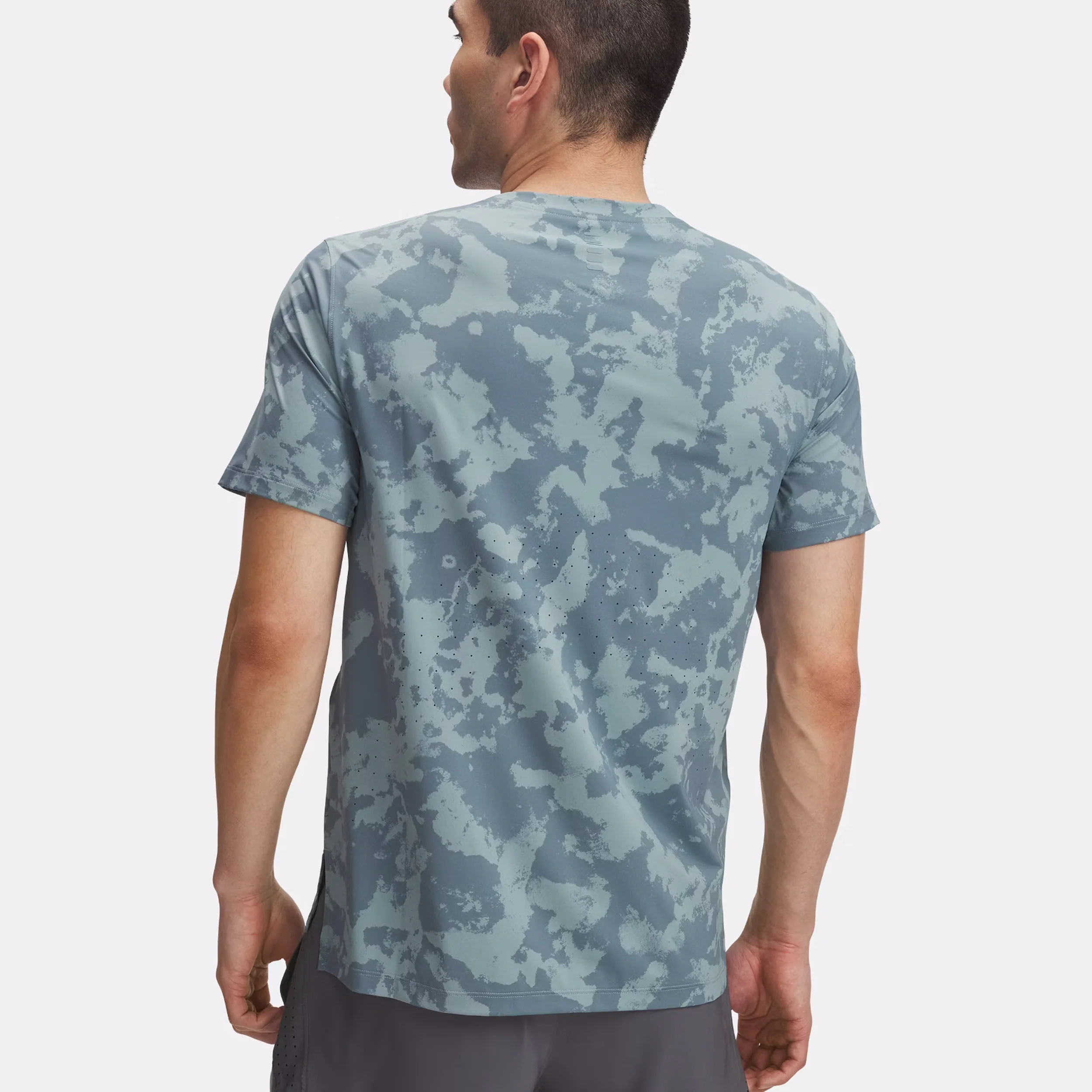 Launch Elite Print Laufshirt Herren-Petrol,Blaugrau - Image 3
