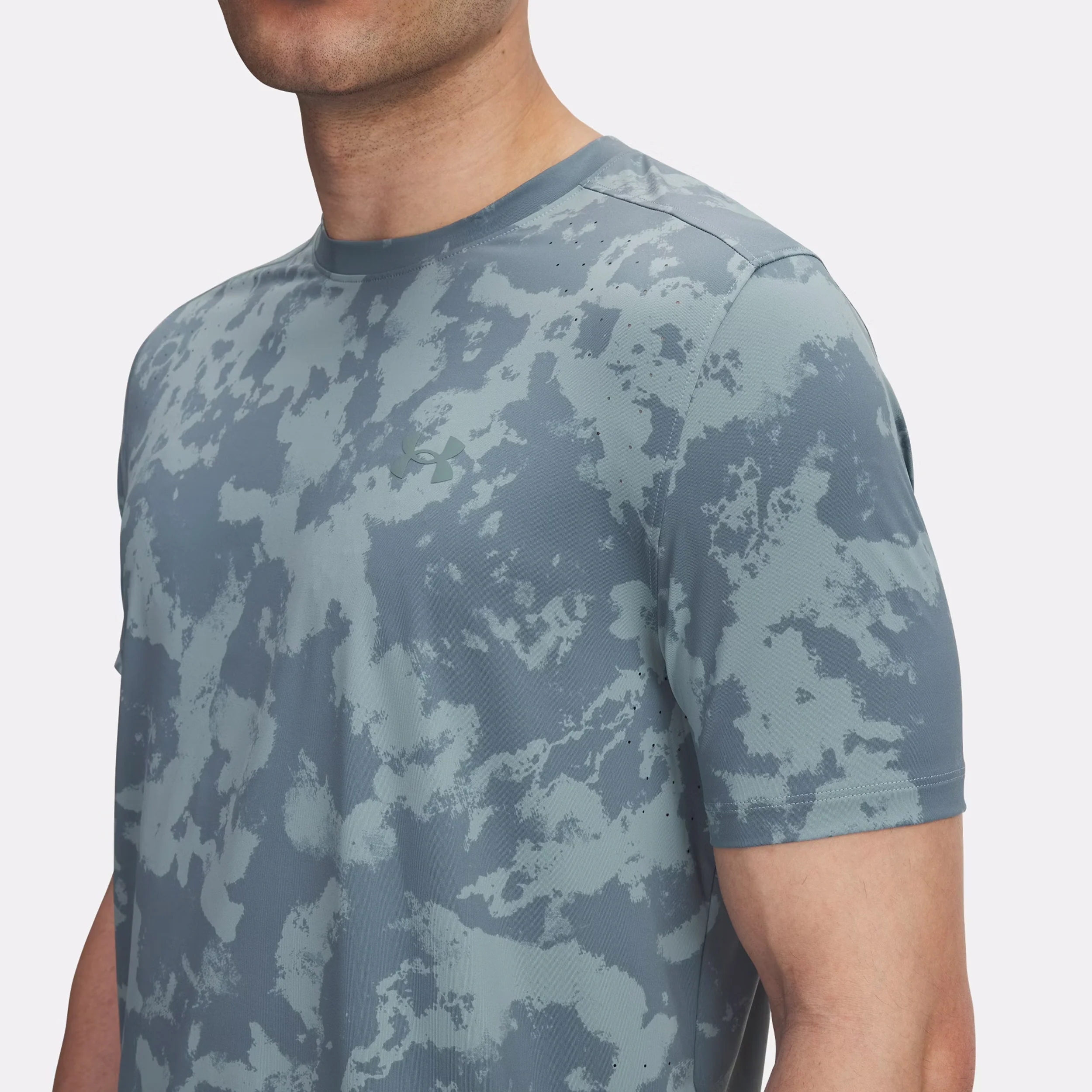 Launch Elite Print Laufshirt Herren-Petrol,Blaugrau - Image 4