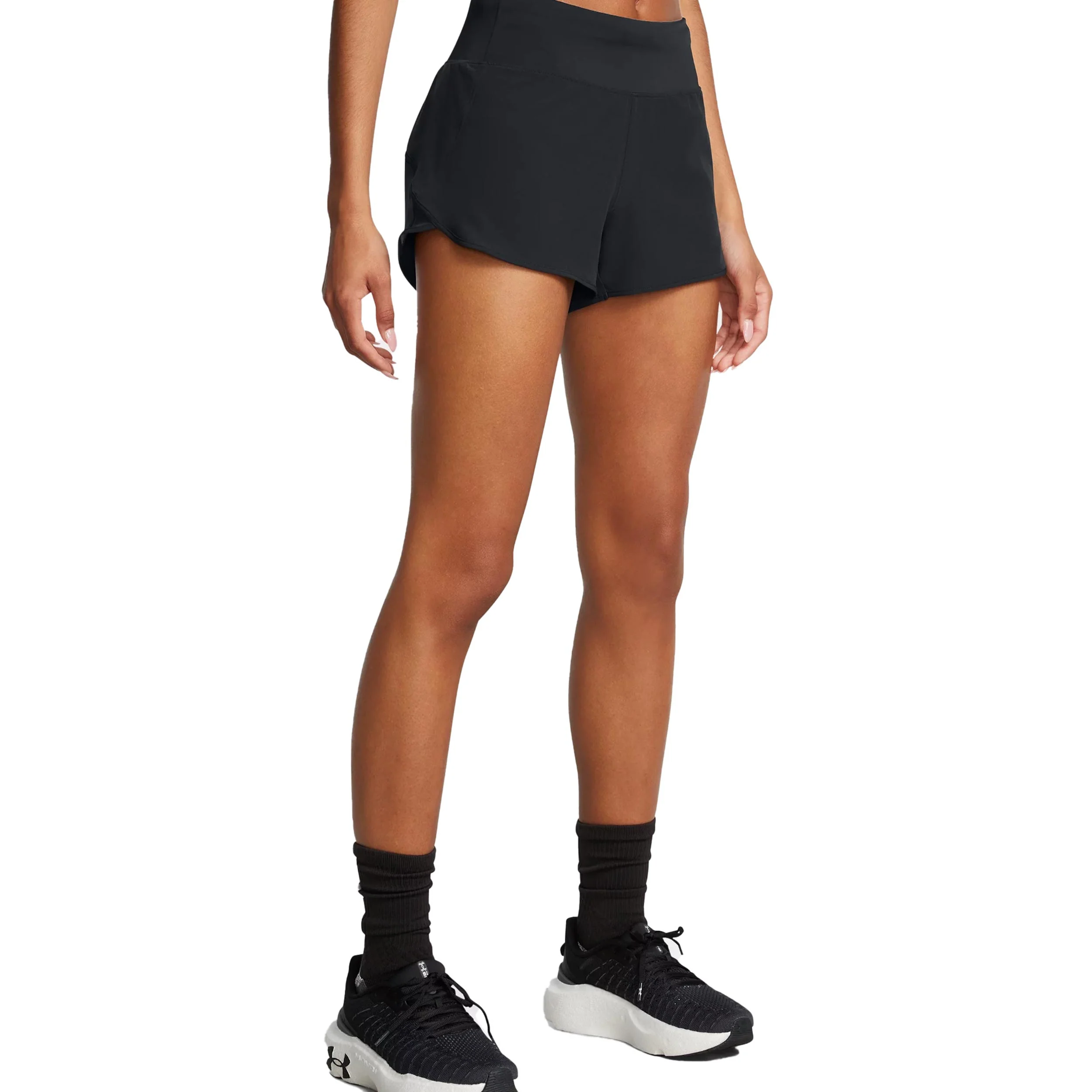 Launch Pro 2in Laufshorts Damen-Schwarz - Image 3