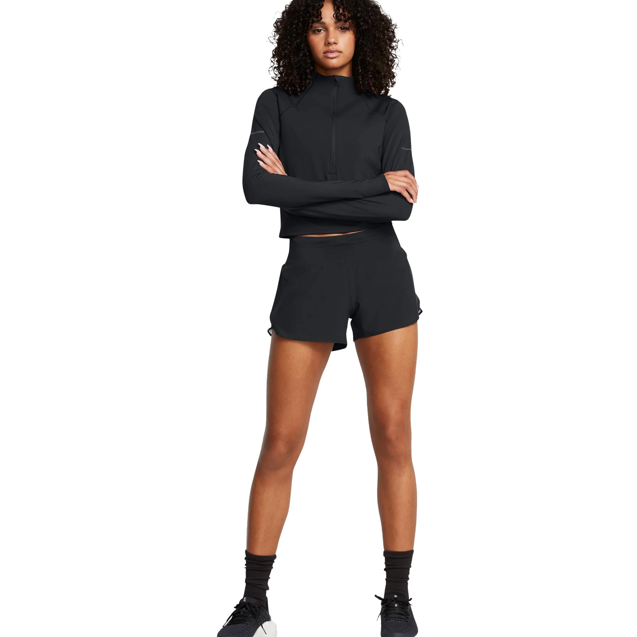 Launch Pro 2in Laufshorts Damen-Schwarz - Image 5