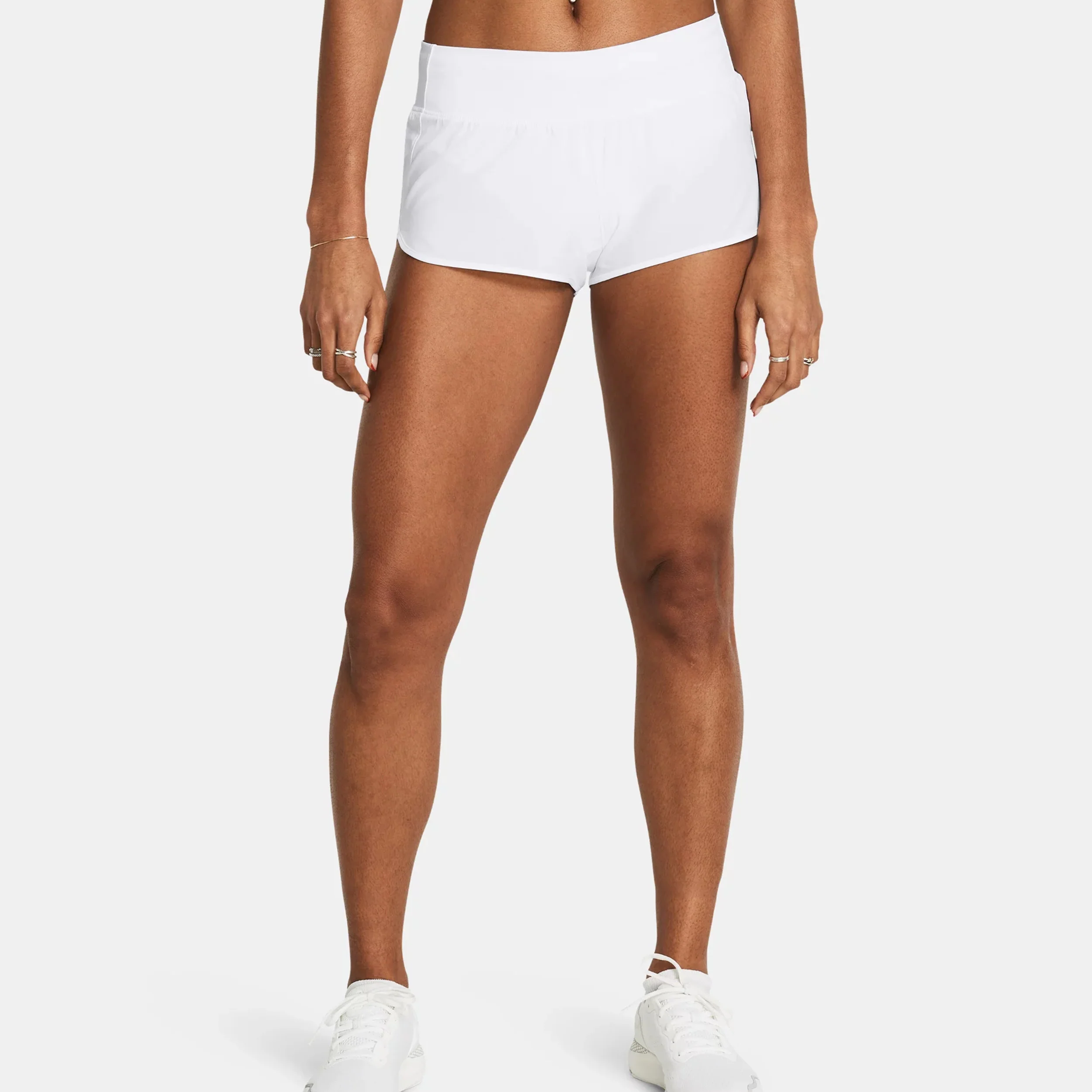 Launch Pro 2in Laufshorts Damen-Weiß - Image 3