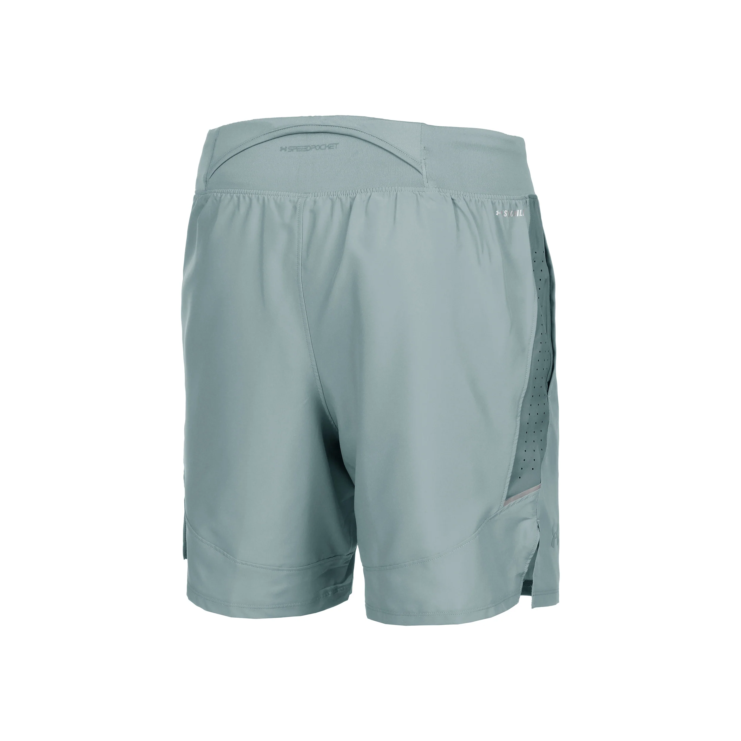 Launch Pro 2n1 7in Laufshorts Herren - petrol, blaugrau - Image 2