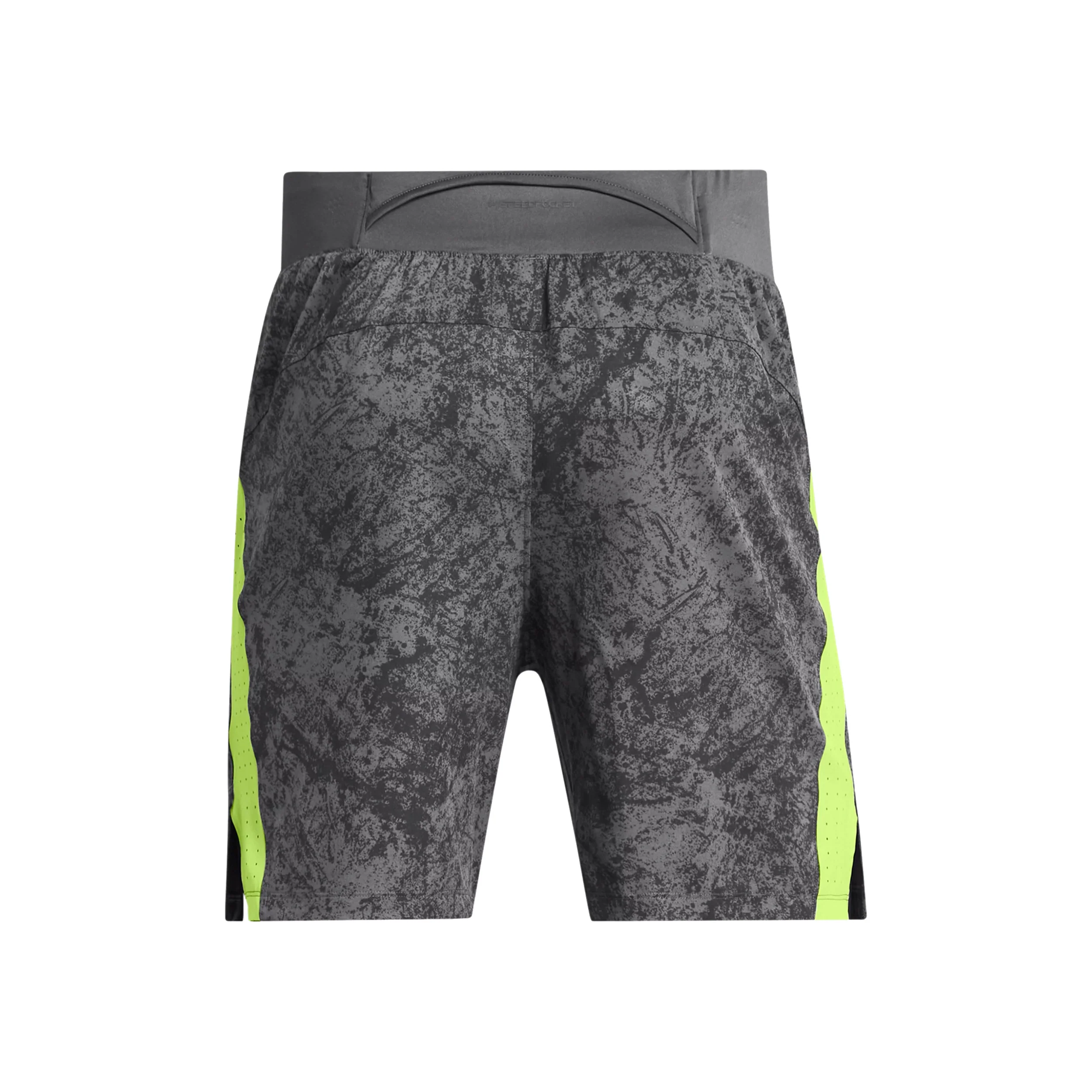 Launch Pro 7in Printed Laufshorts Herren-Grau,Grün - Image 2