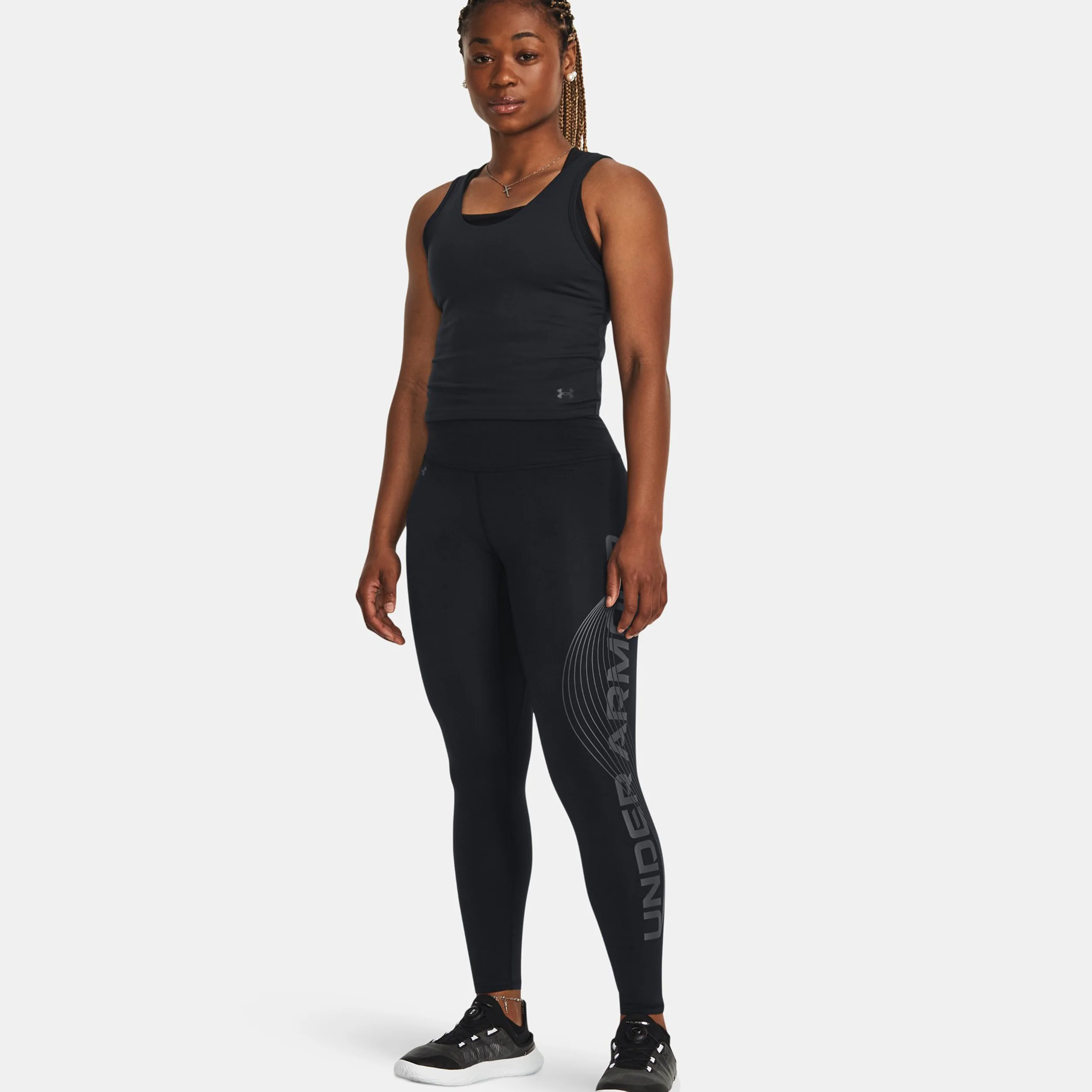 Motion Tank-Top Damen-Schwarz - Image 5