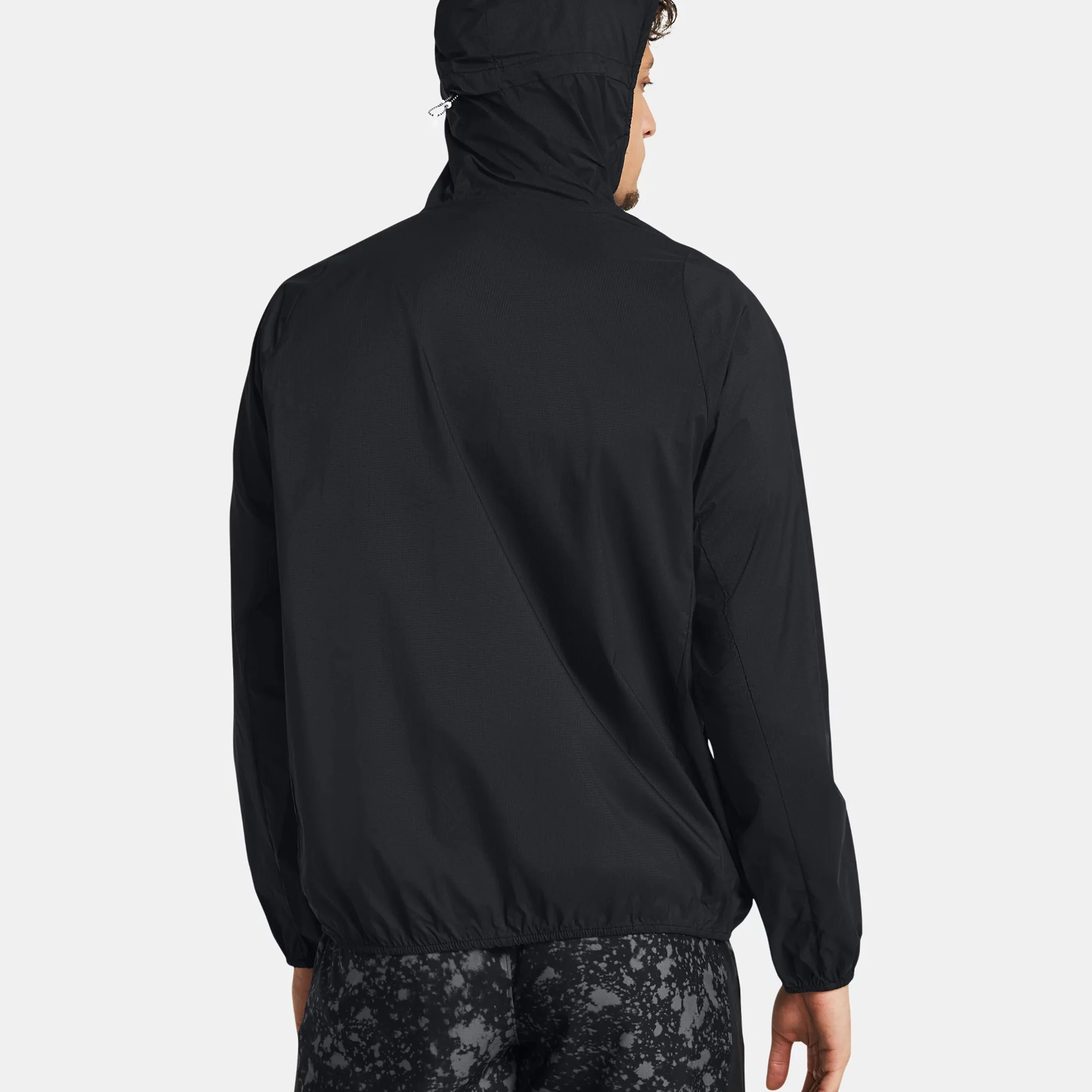 Phantom Windbreaker Laufjacke Herren-Schwarz,Weiß - Image 4