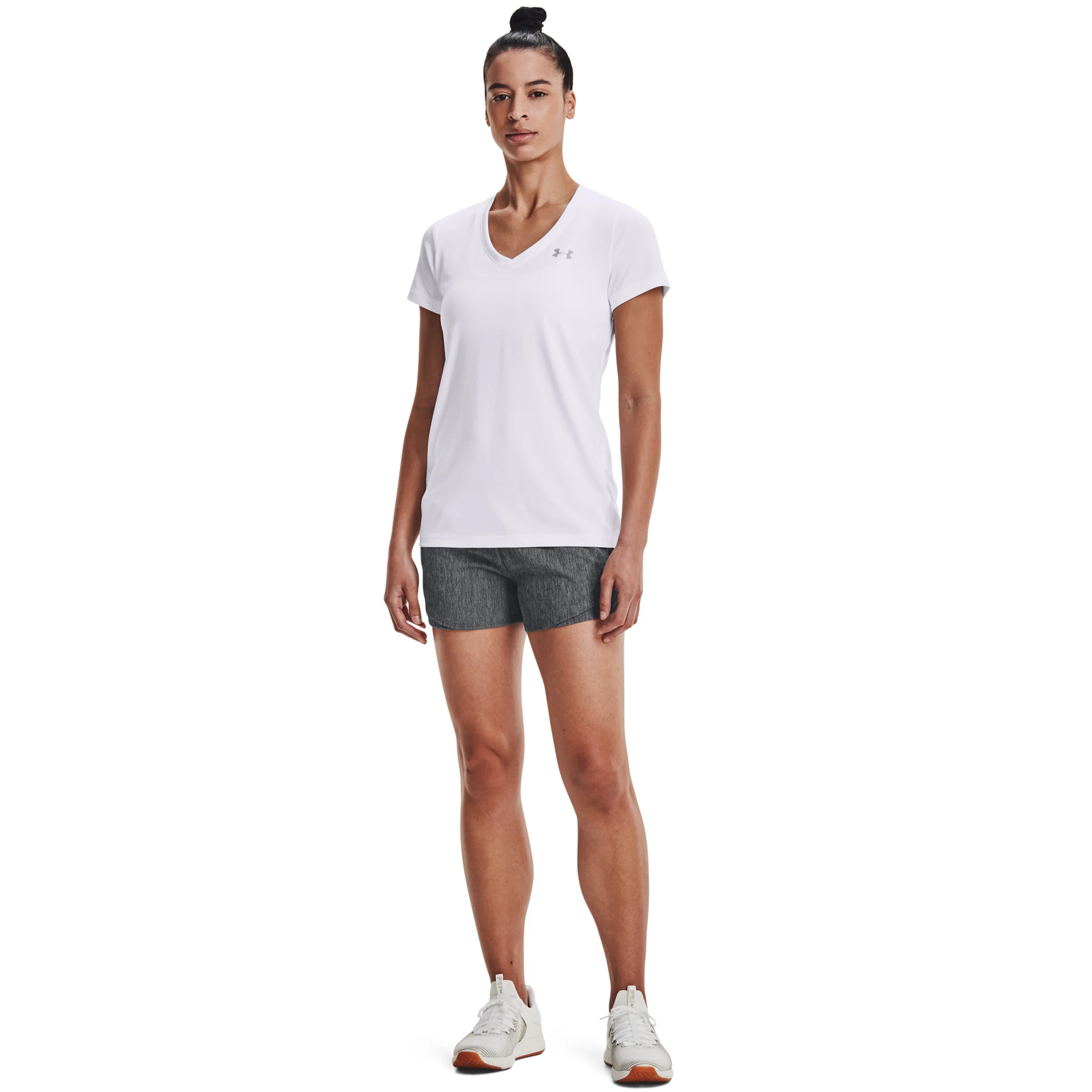 Play Up 3.0 Twist Shorts Damen-Grau - Image 5