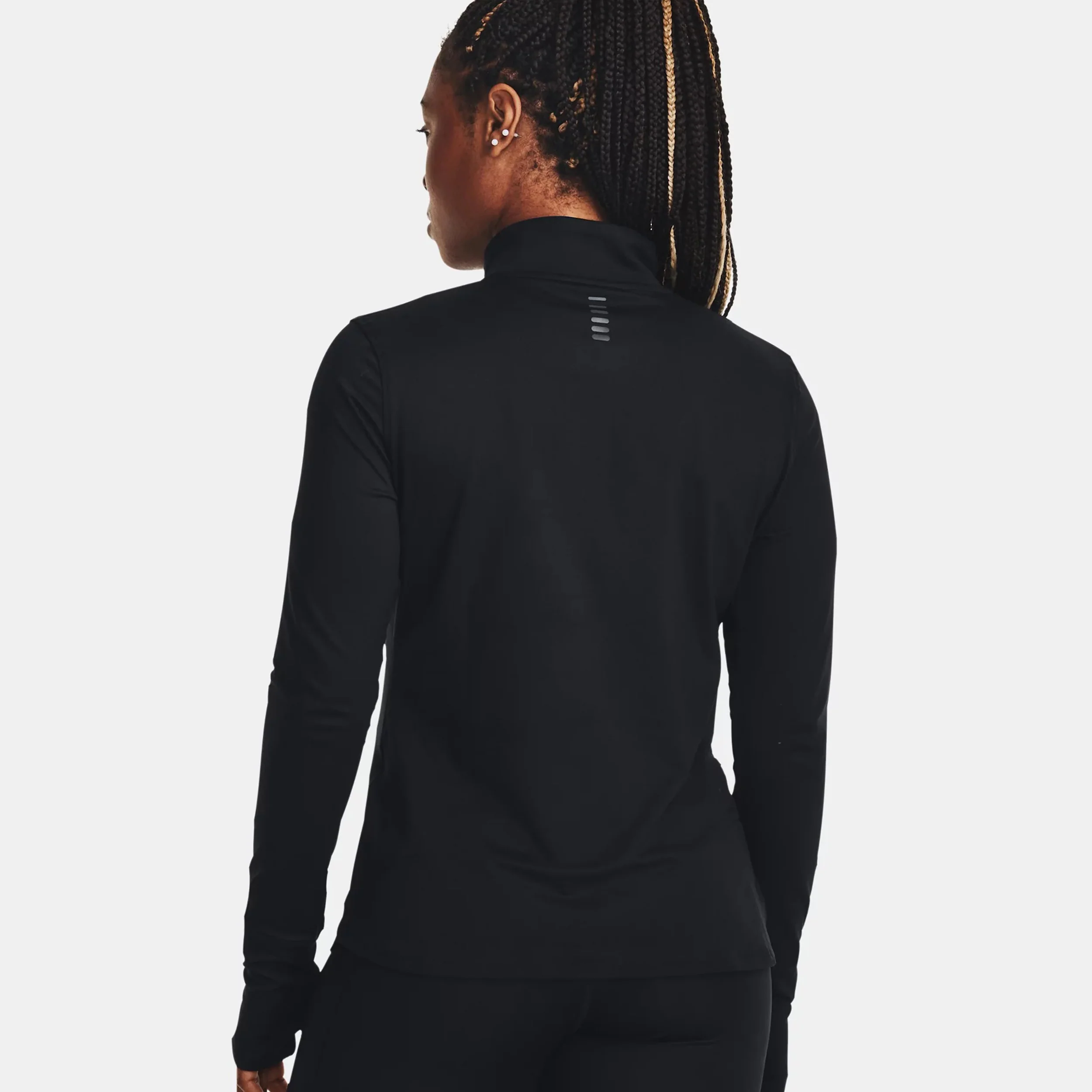 Qualifier Run Half-Zip Longsleeve Damen-Schwarz - Image 4