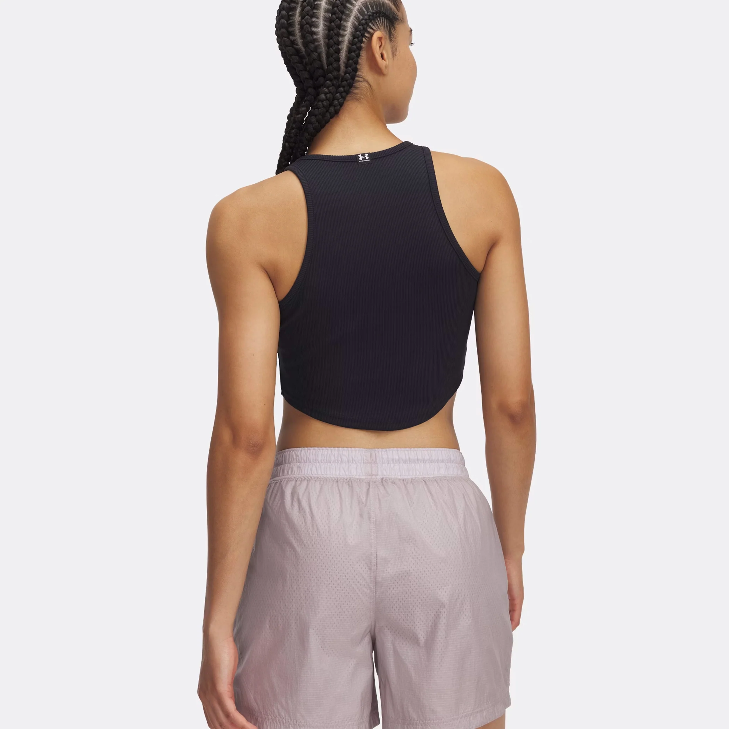Rival Rib Tank-Top Damen-Schwarz - Image 2