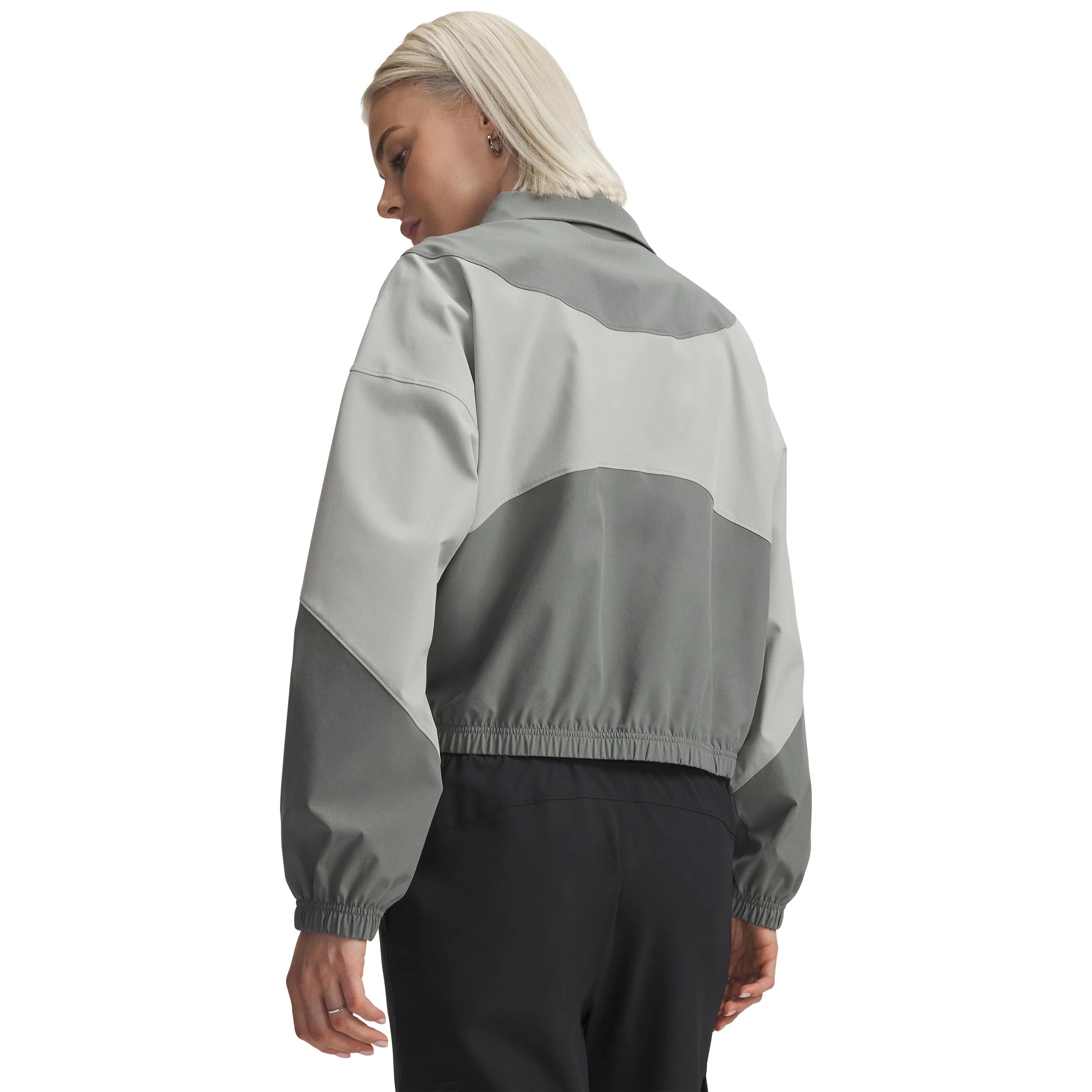 Rival Woven Trainingsjacke Damen-grün, weiß - Image 2